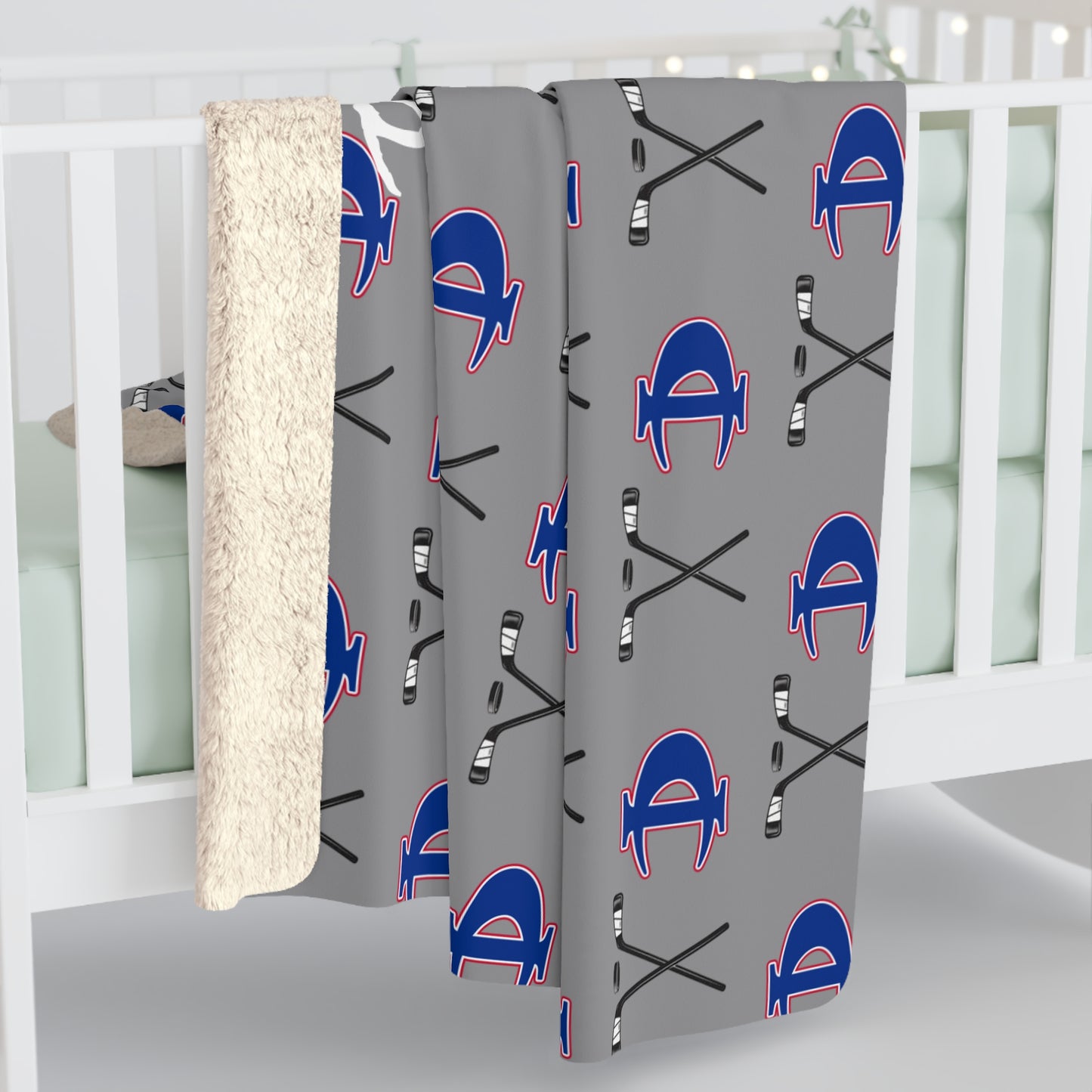 C-I HOCKEY- Sherpa Fleece Blanket