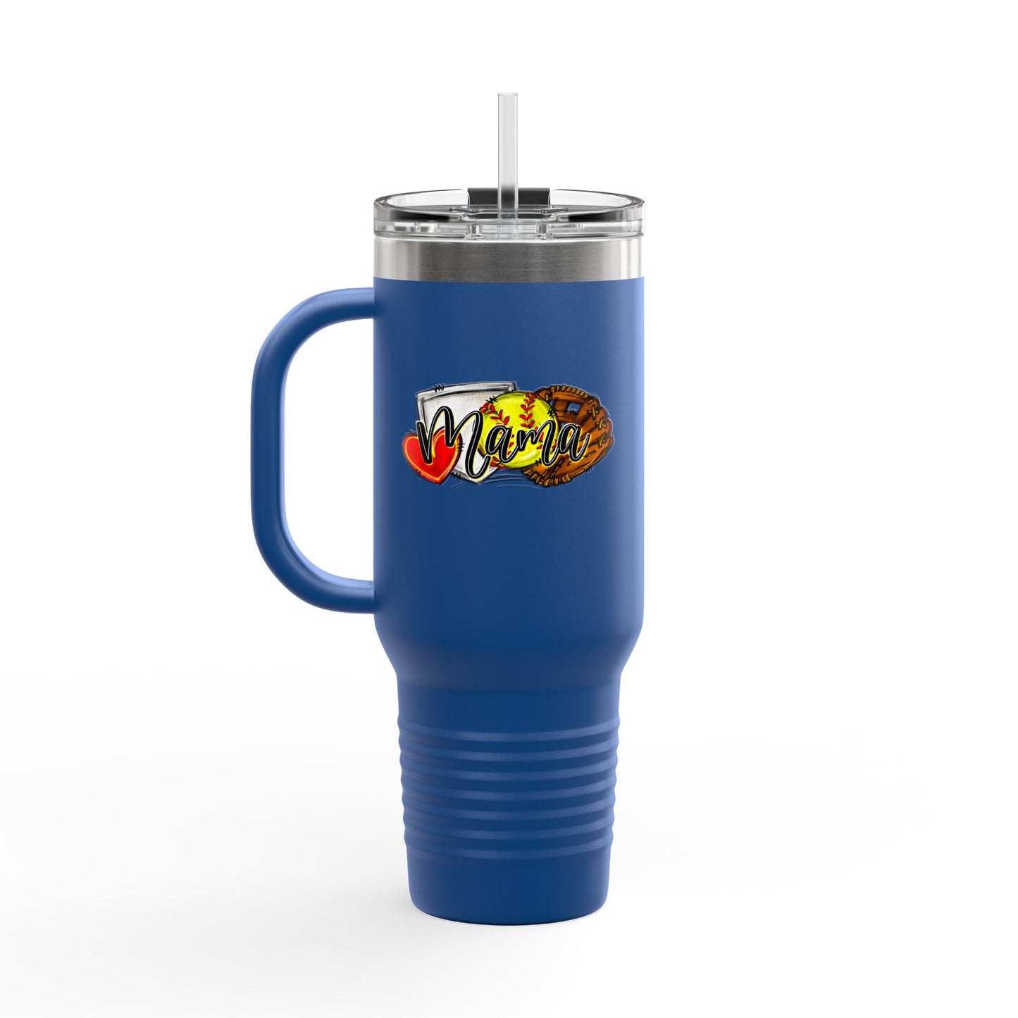 Softball Insulated Travel Mug - 40oz