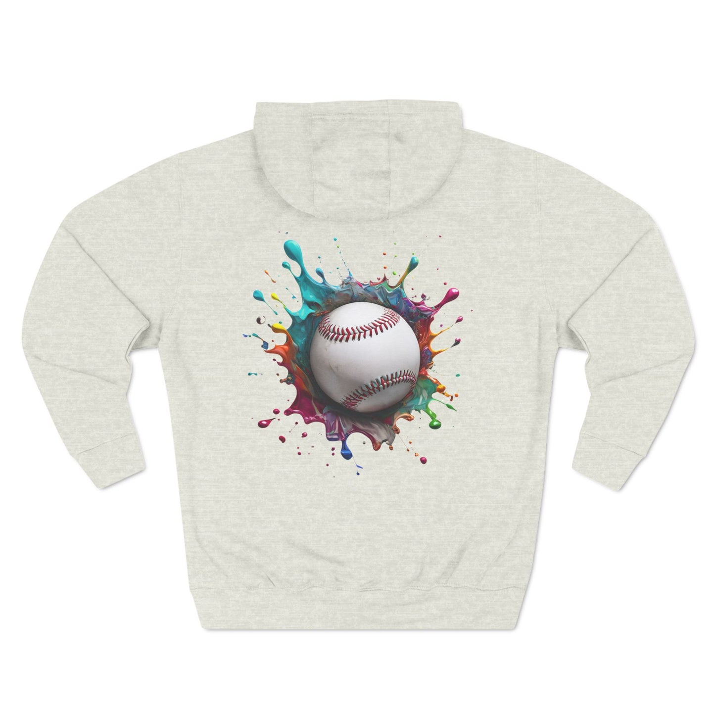 Baseball - Paint Splatter Hoodie