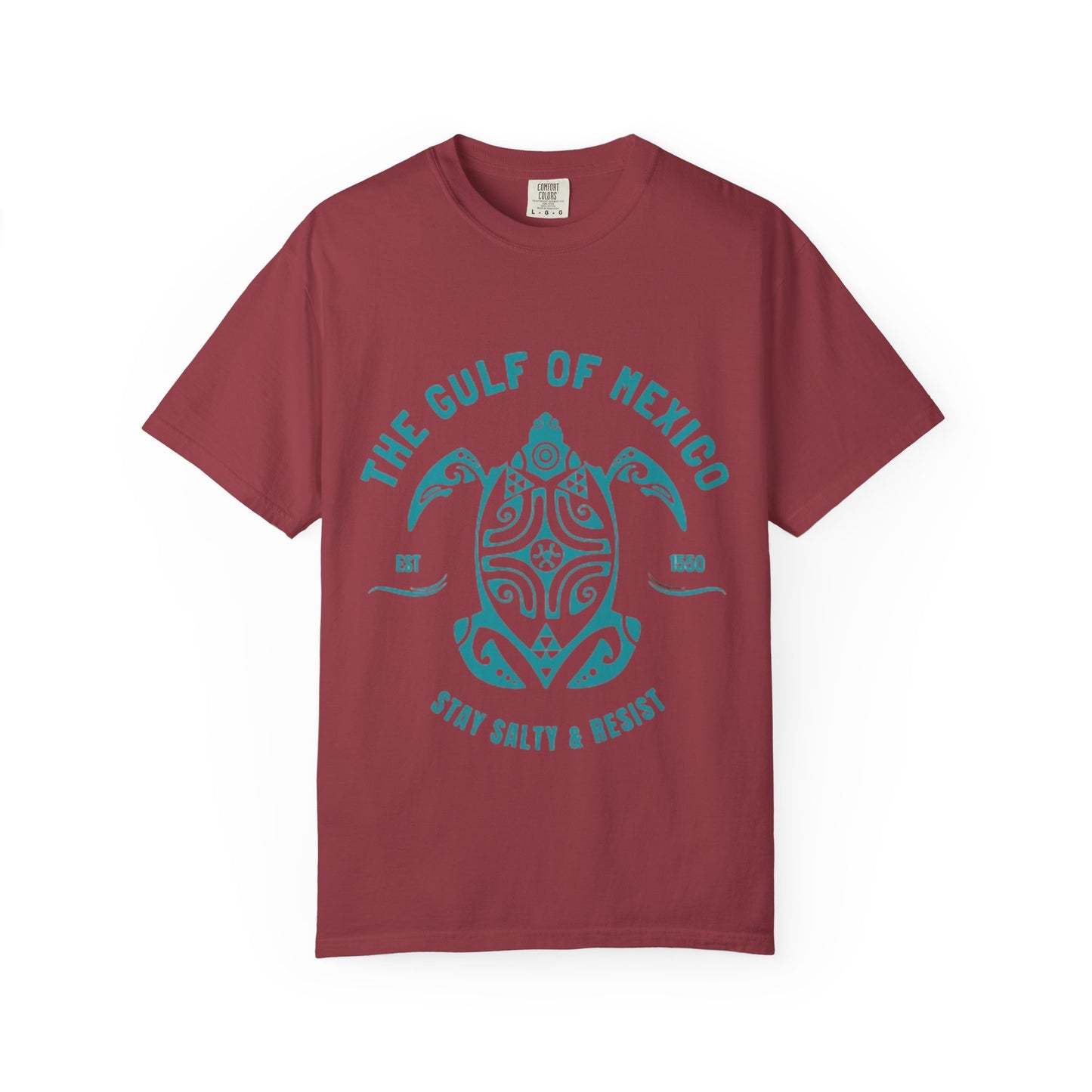 Gulf of Mexico Graphic T-Shirt (Teal Text)