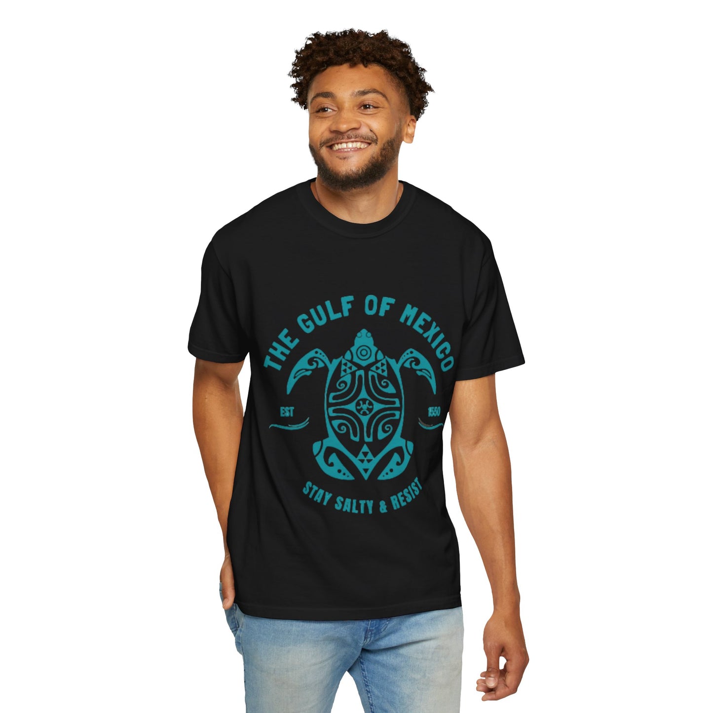 Gulf of Mexico Graphic T-Shirt (Teal Text)