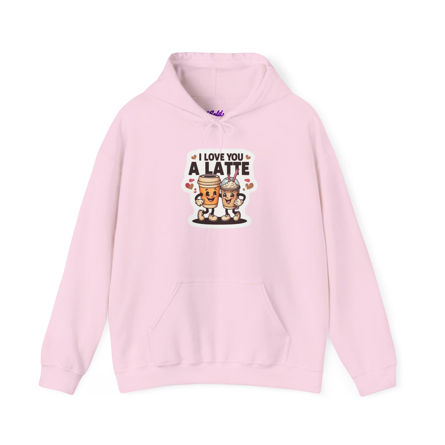 Love You A Latte - Unisex Heavy Blend™ Hooded Sweatshirt