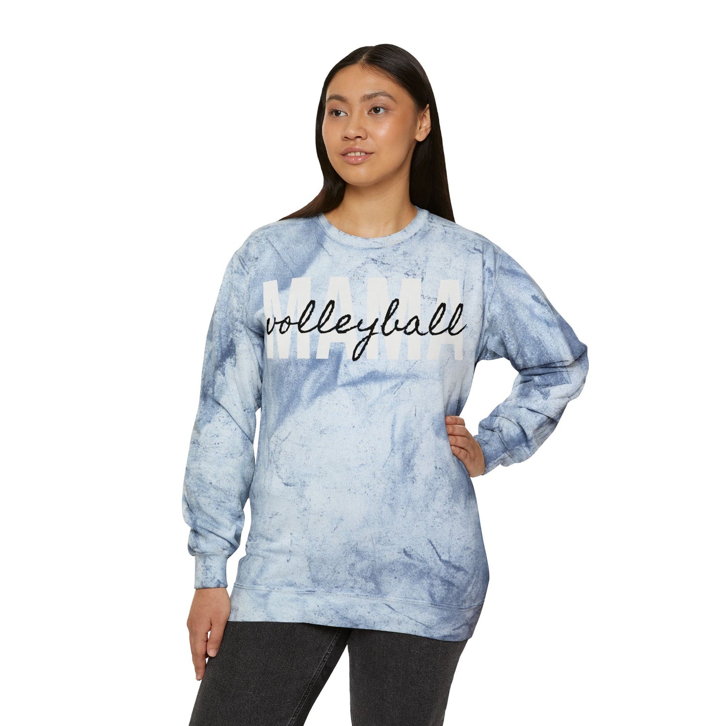 Volleyball Mama Tie Dye Sweatshirt