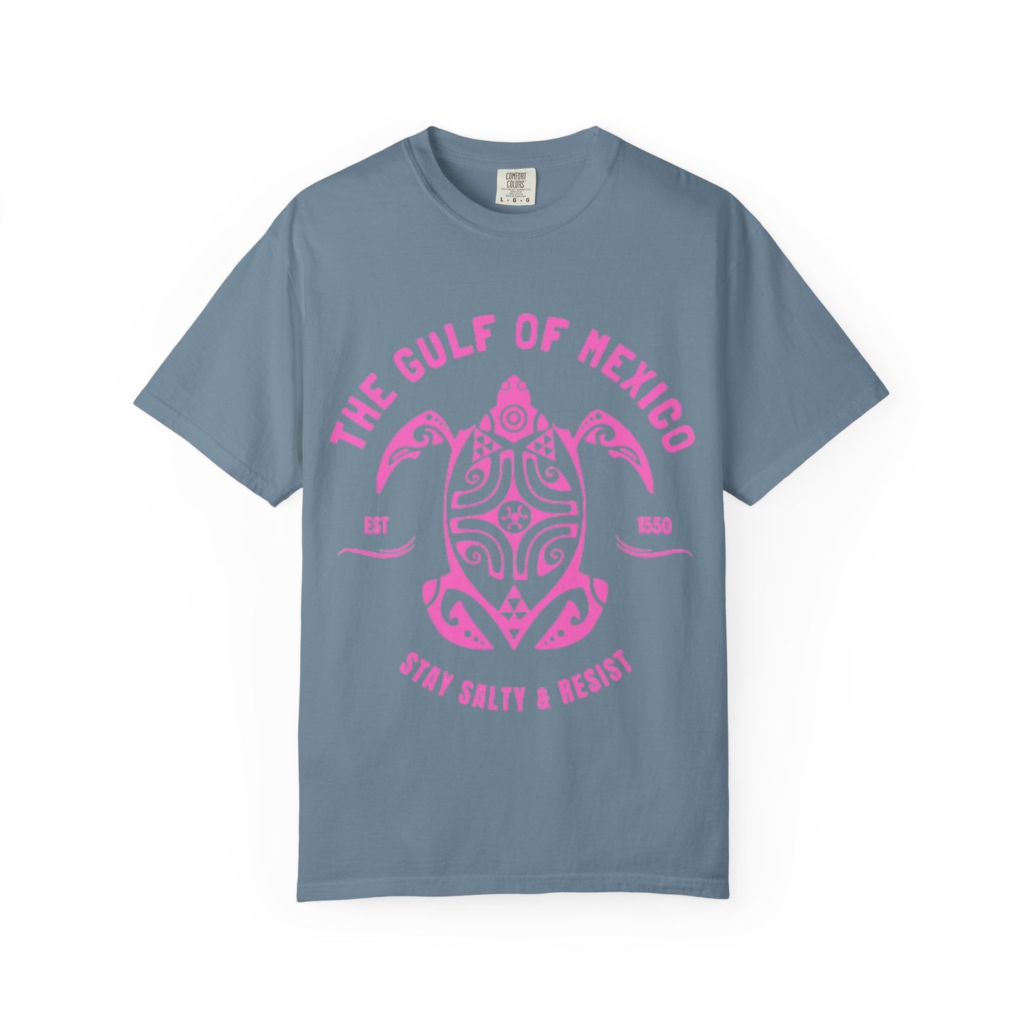 Gulf of Mexico Graphic T-Shirt (PinkText)