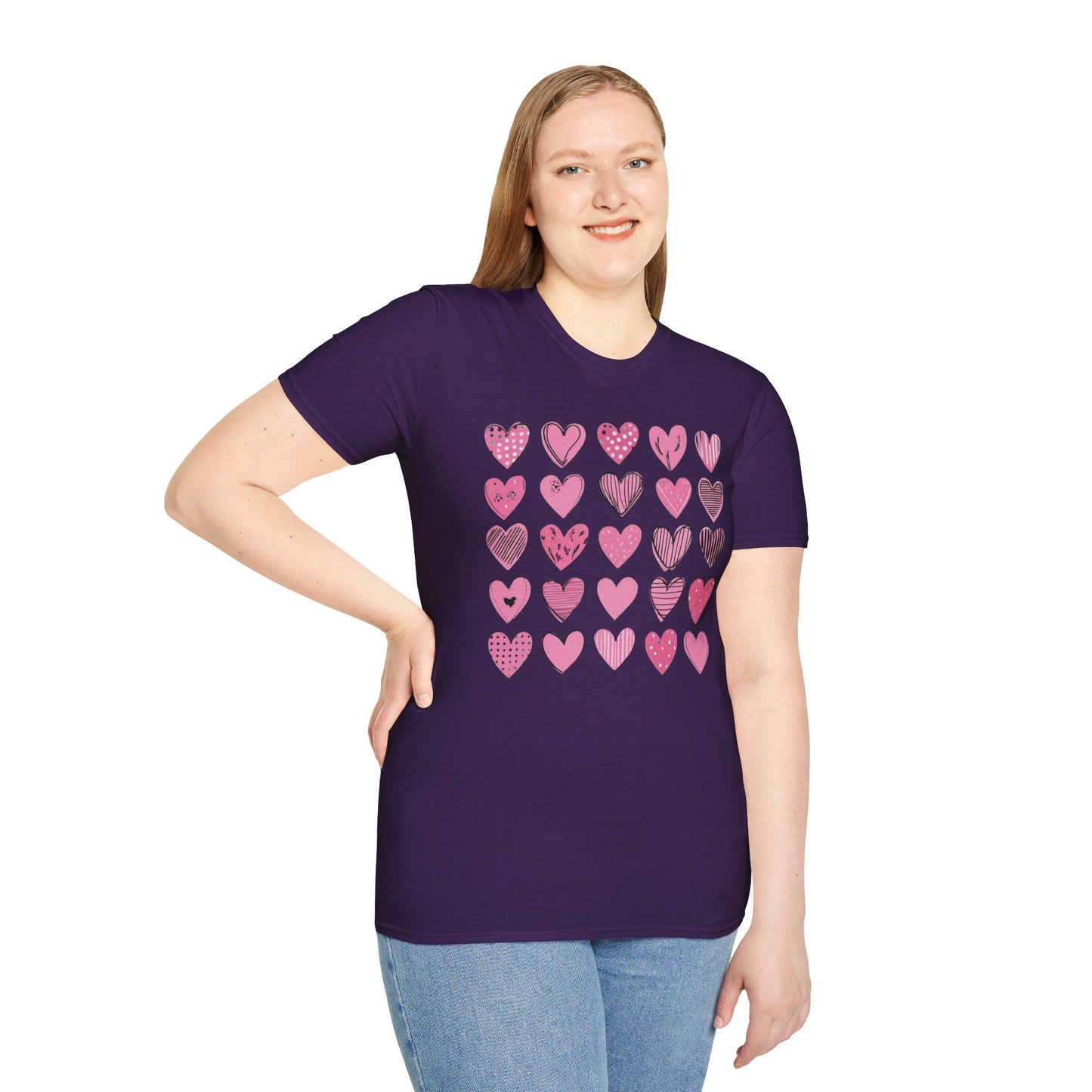 Hearts - Unisex Softstyle T-Shirt