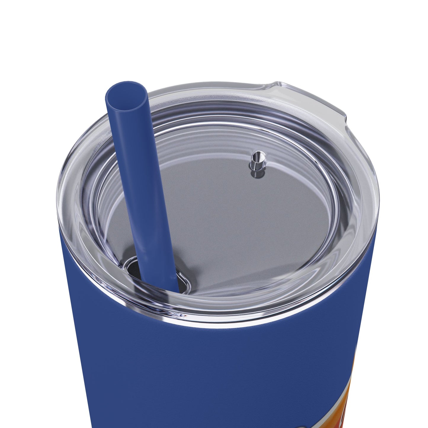 Be a Kind Human Skinny Tumbler with Straw - 20oz