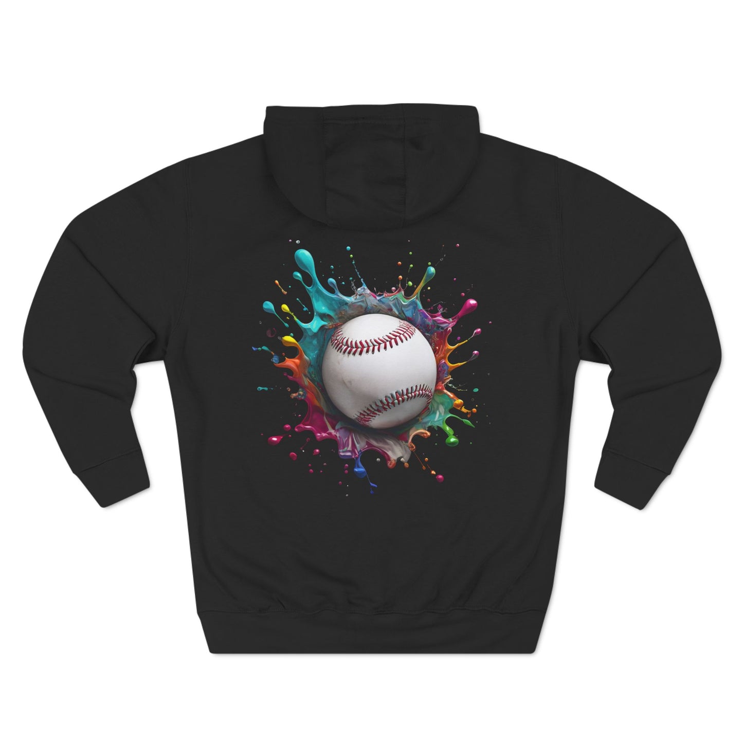 Baseball - Paint Splatter Hoodie