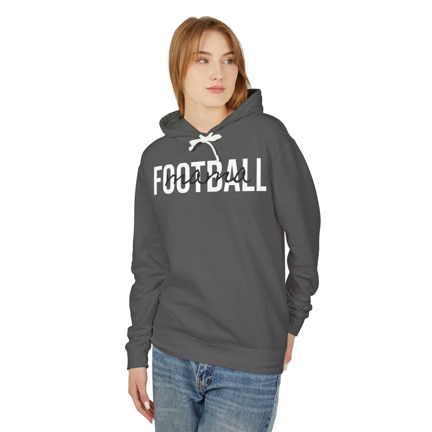 Football Mama Hoodie - Comfy Mom Vibes