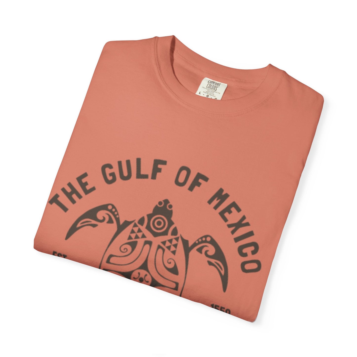 Gulf of Mexico Graphic T-Shirt (Brown Text)