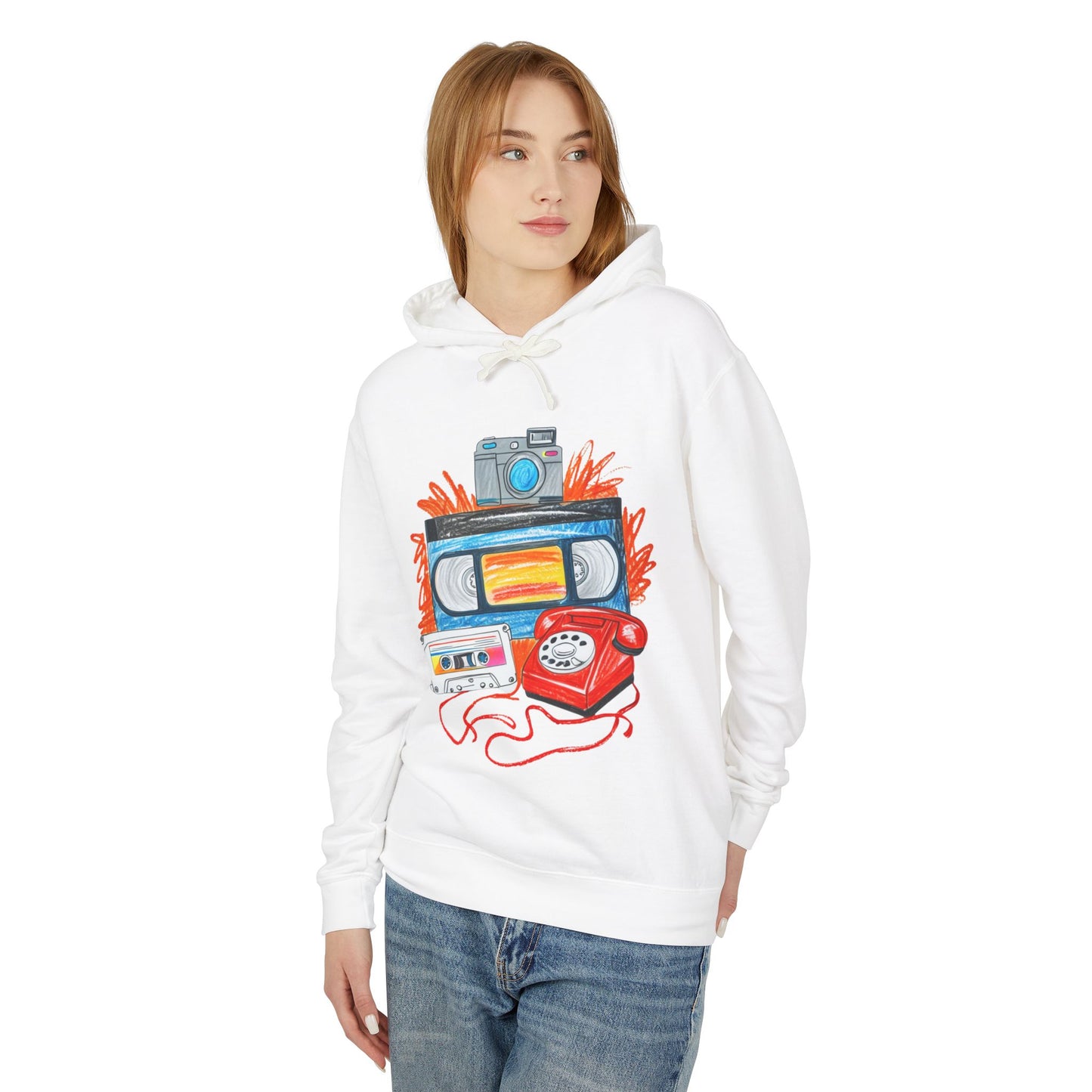 Mommy and Me Lightweight Hooded Sweatshirt - Gen Alpha Technology Parent Version
