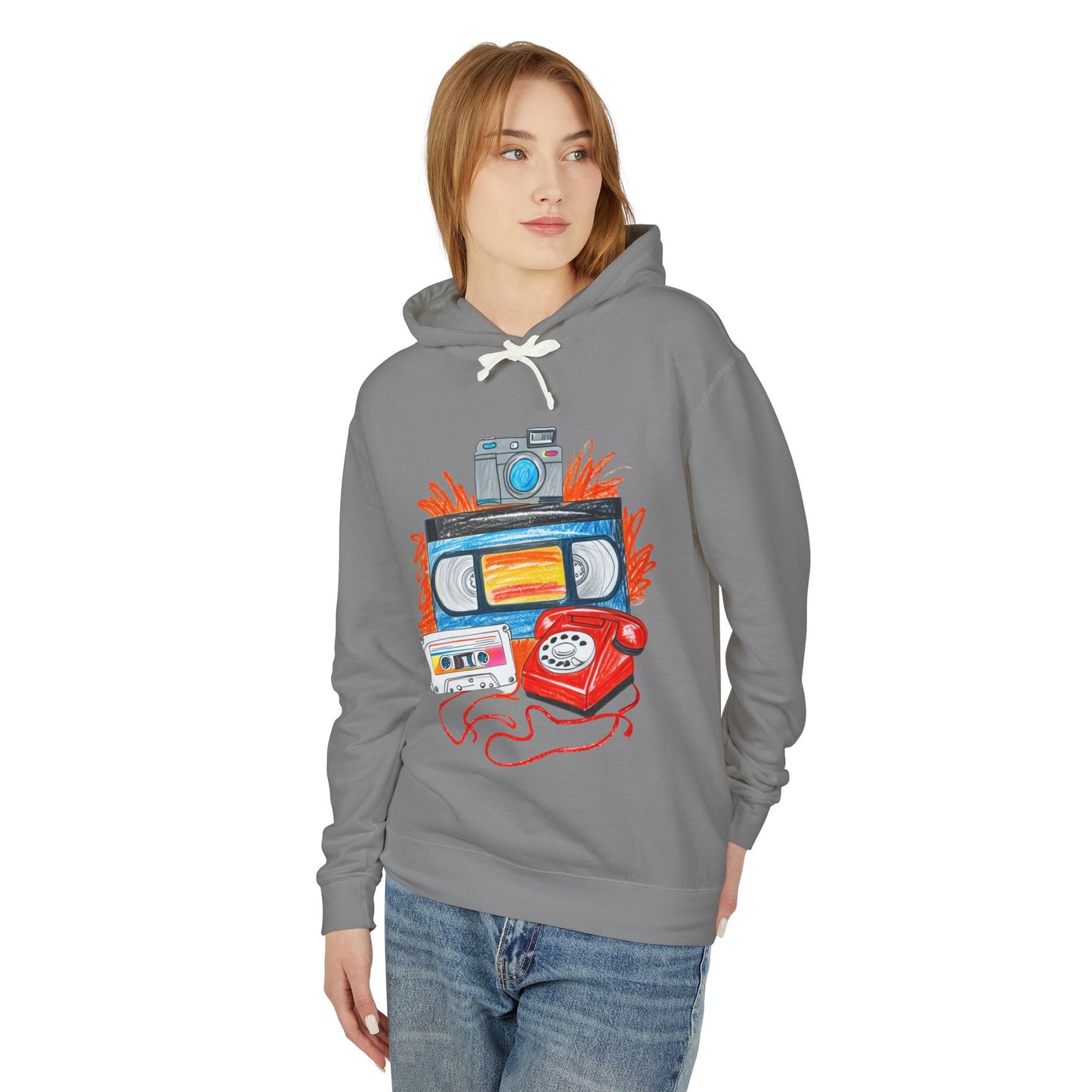 Mommy and Me Lightweight Hooded Sweatshirt - Gen Alpha Technology Parent Version