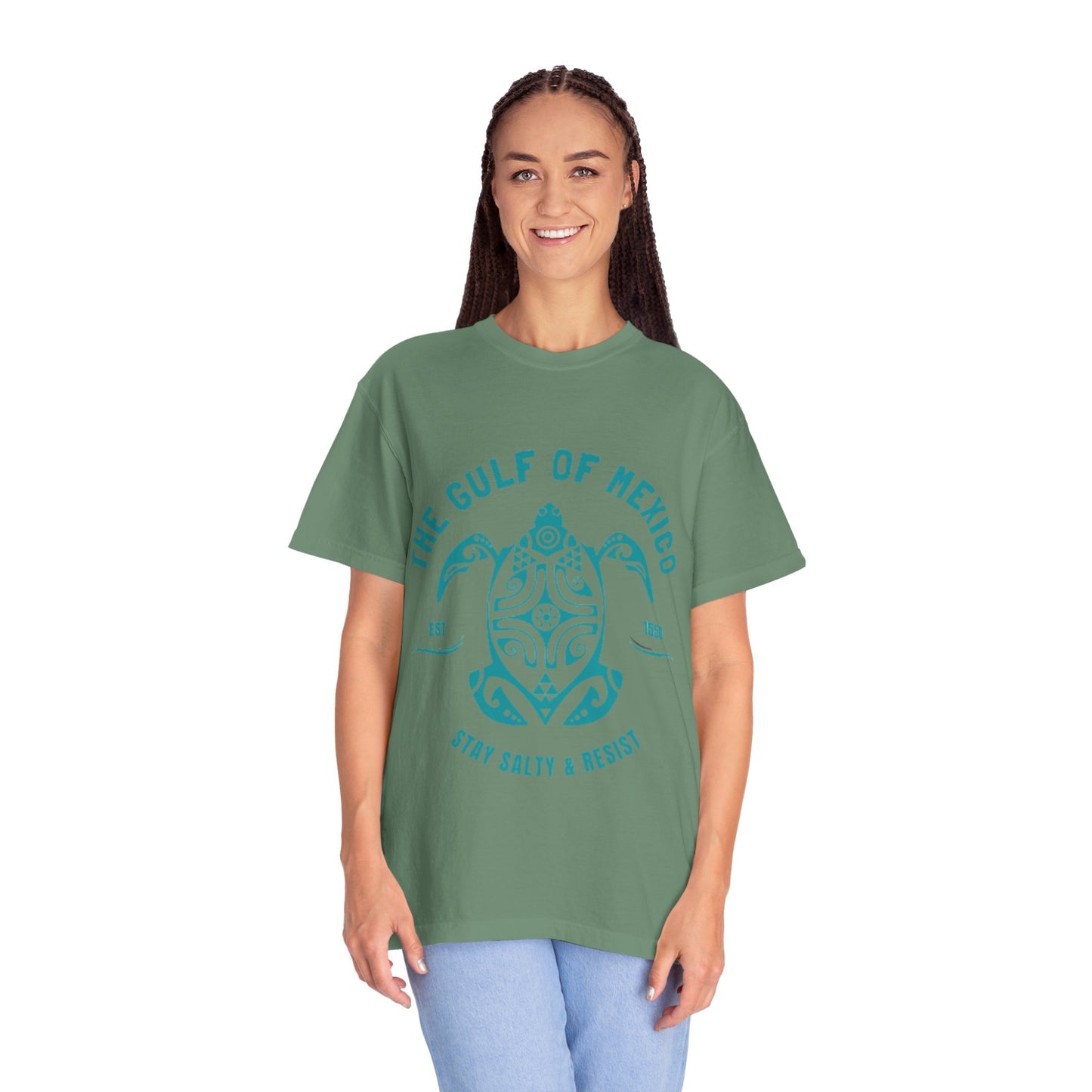 Gulf of Mexico Graphic T-Shirt (Teal Text)