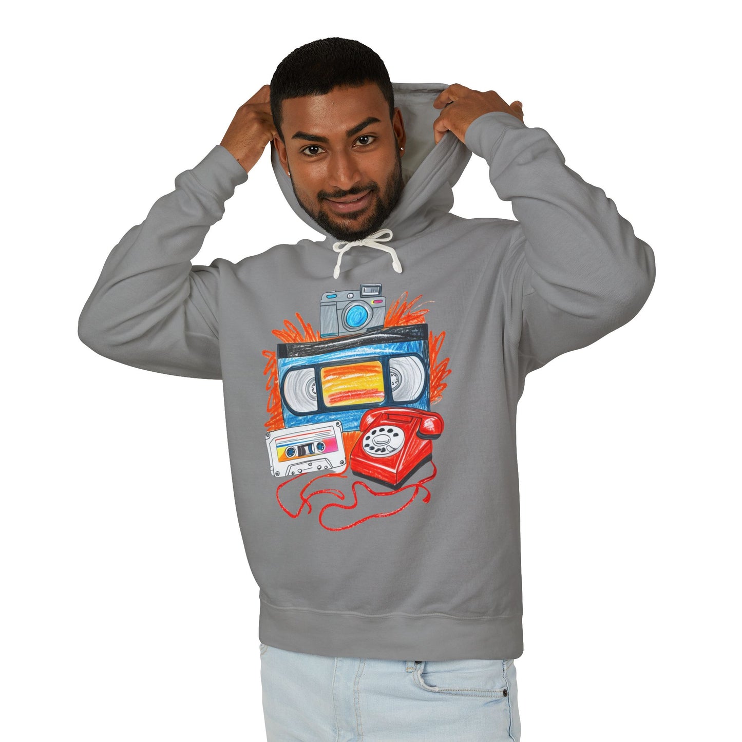 Mommy and Me Lightweight Hooded Sweatshirt - Gen Alpha Technology Parent Version