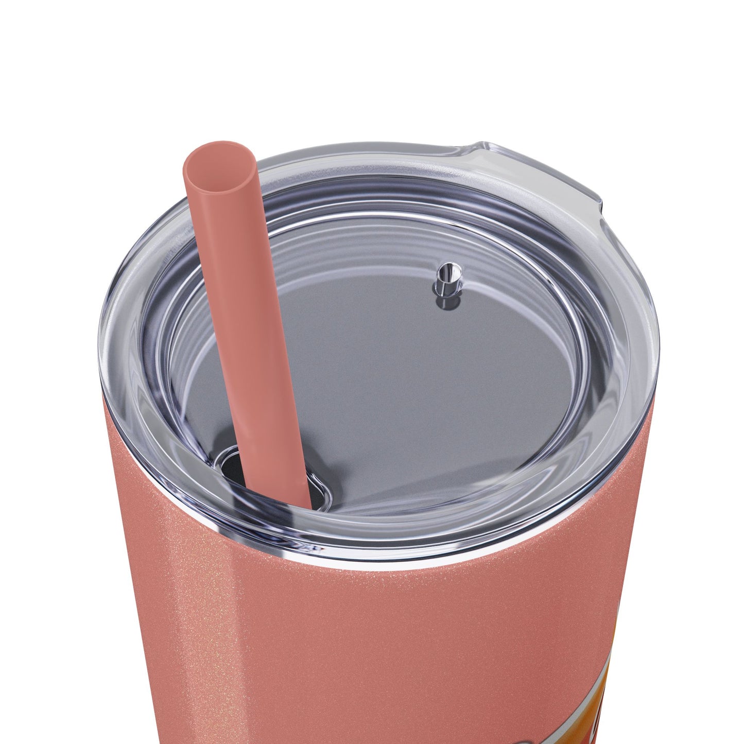 Be a Kind Human Skinny Tumbler with Straw - 20oz