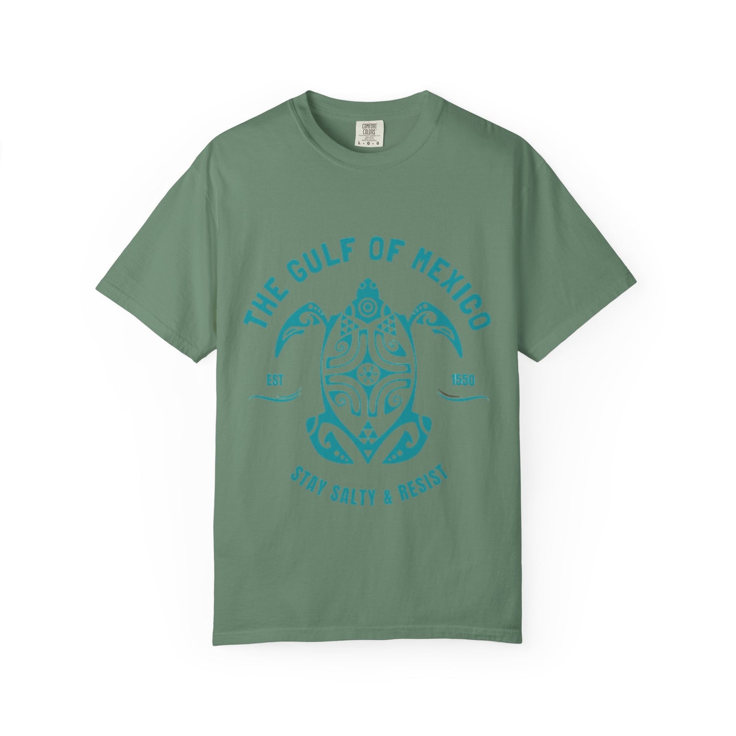 Gulf of Mexico Graphic T-Shirt (Teal Text)
