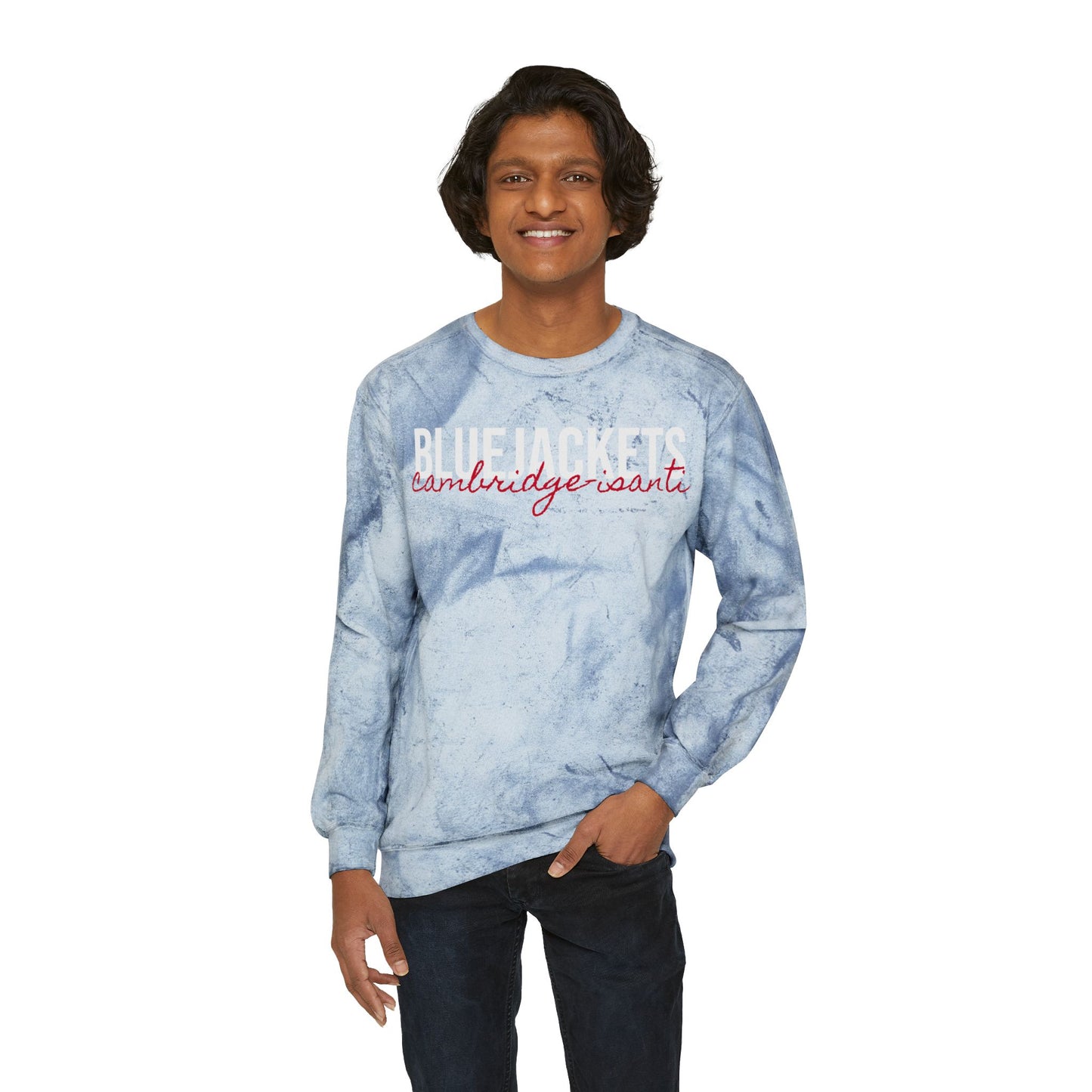 C-I Tie Dye Crewneck (w/RED)