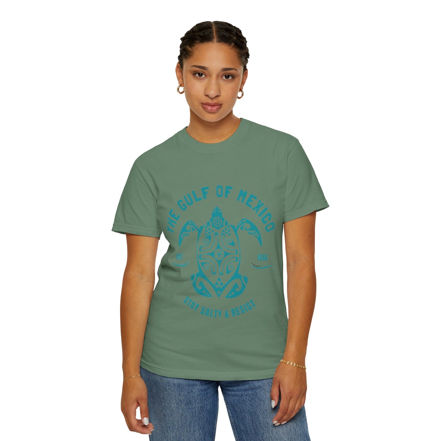 Gulf of Mexico Graphic T-Shirt (Teal Text)