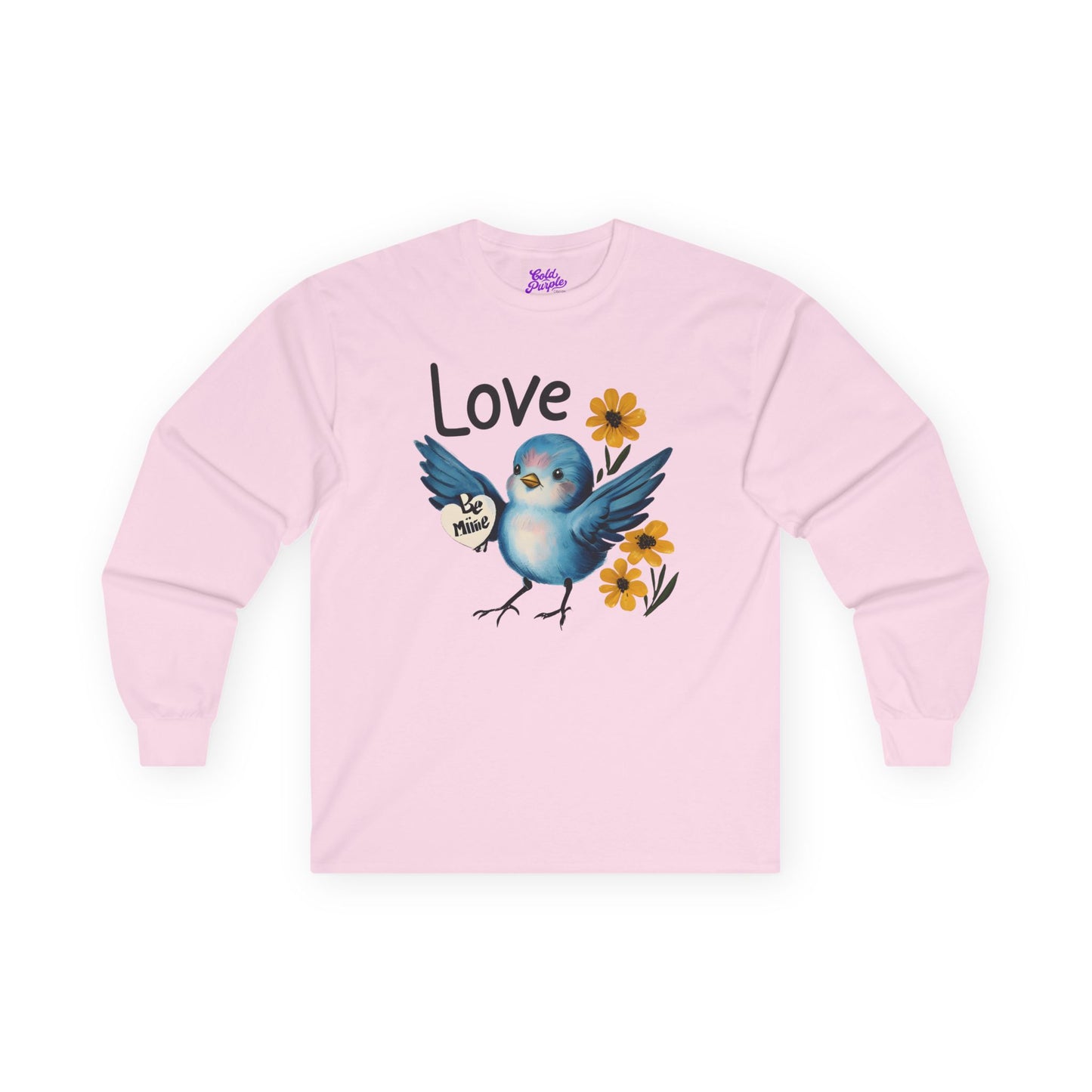 Blue Bird Valentine - Unisex Ultra Cotton Long Sleeve Tee