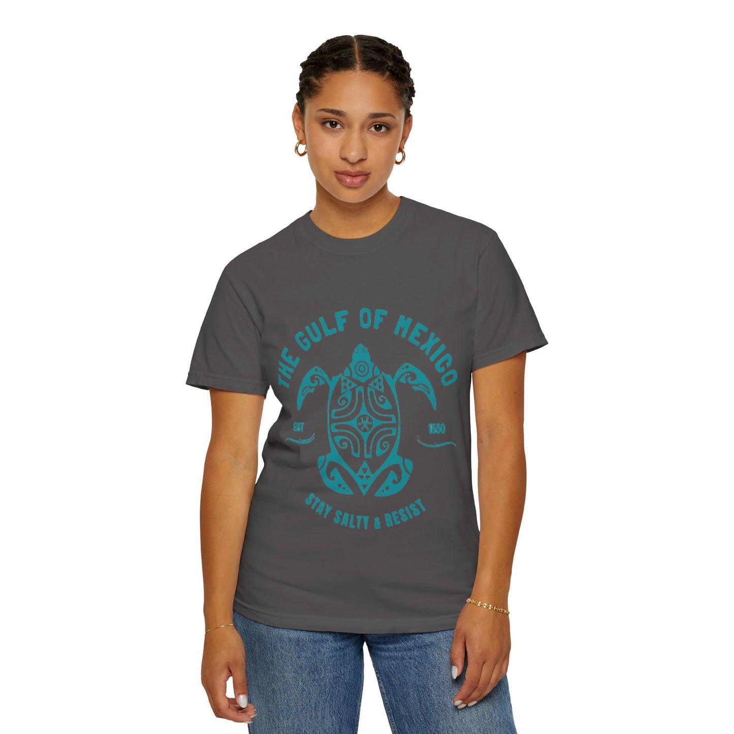 Gulf of Mexico Graphic T-Shirt (Teal Text)