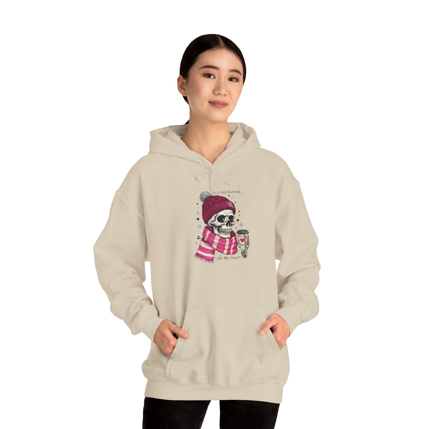 Cold Heart Hoodie - Unisex Heavy Blend™ Hooded Sweatshirt
