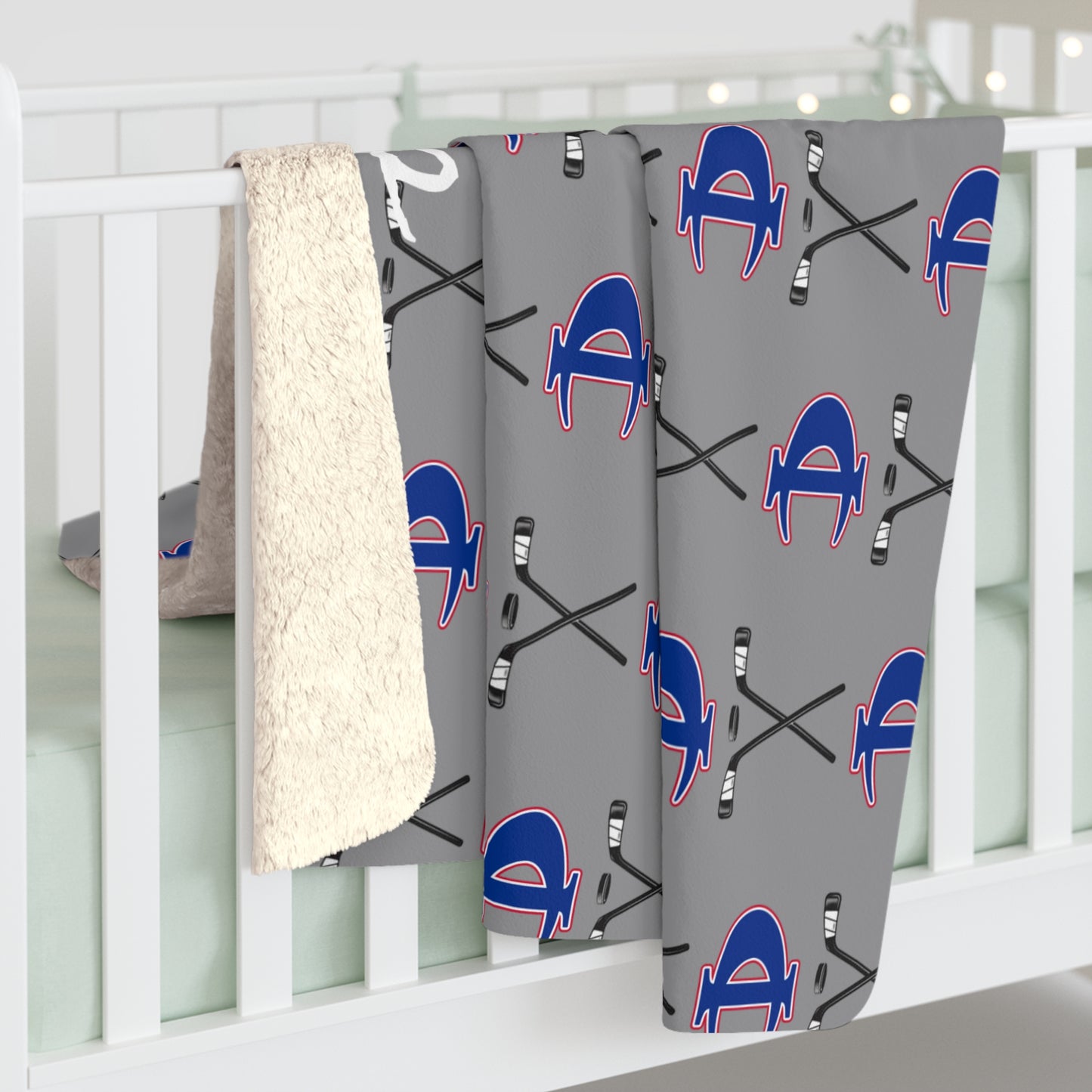 C-I HOCKEY- Sherpa Fleece Blanket