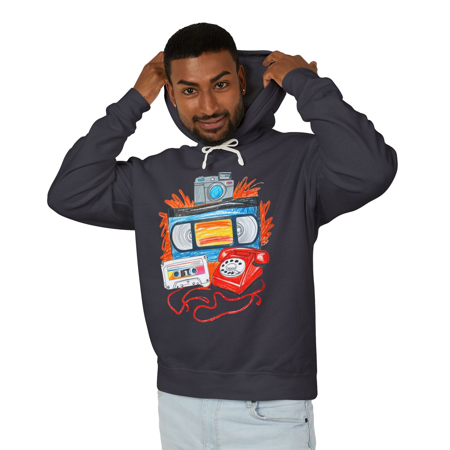 Mommy and Me Lightweight Hooded Sweatshirt - Gen Alpha Technology Parent Version