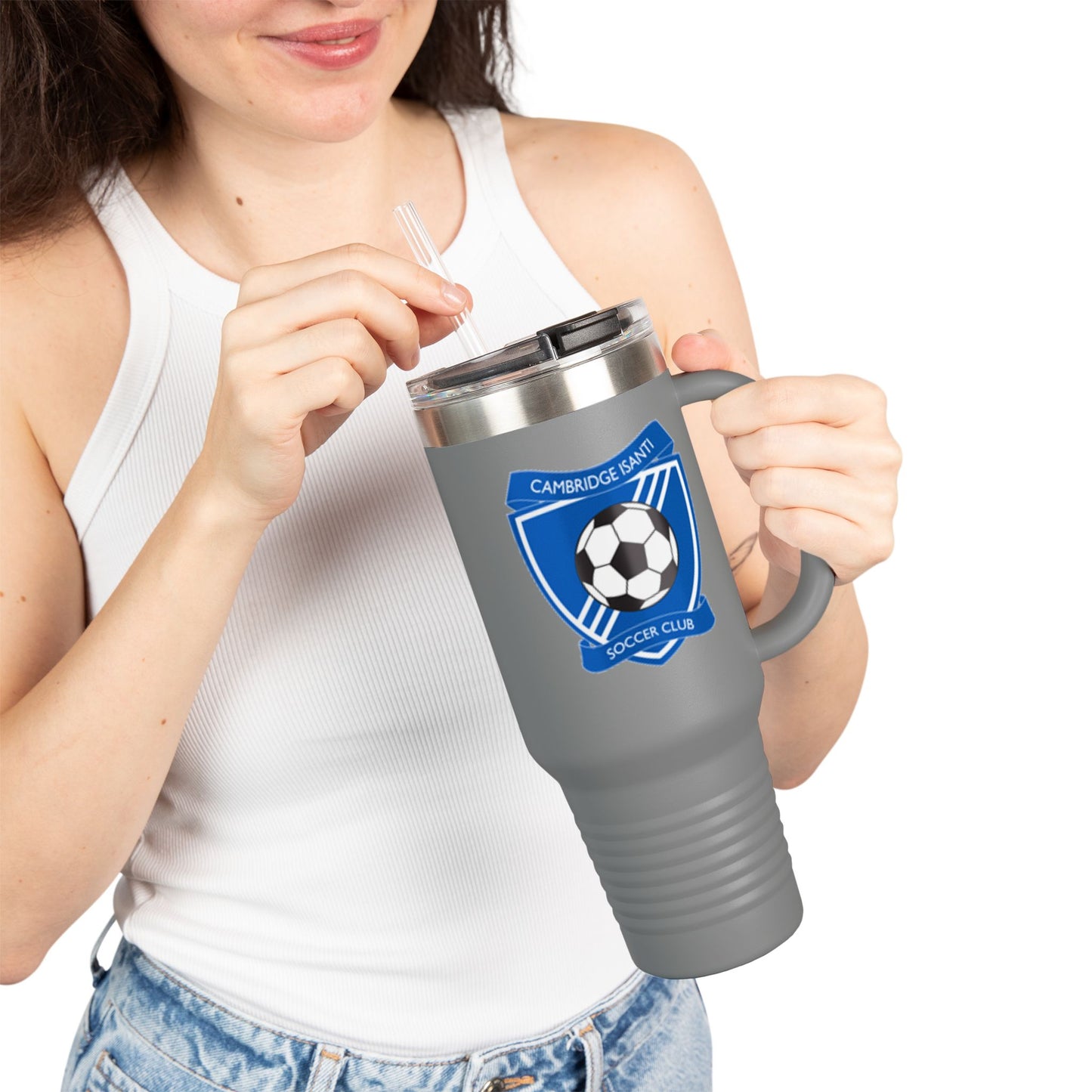 Cambridge-Isanti Soccer Club Insulated Travel Mug - 40oz