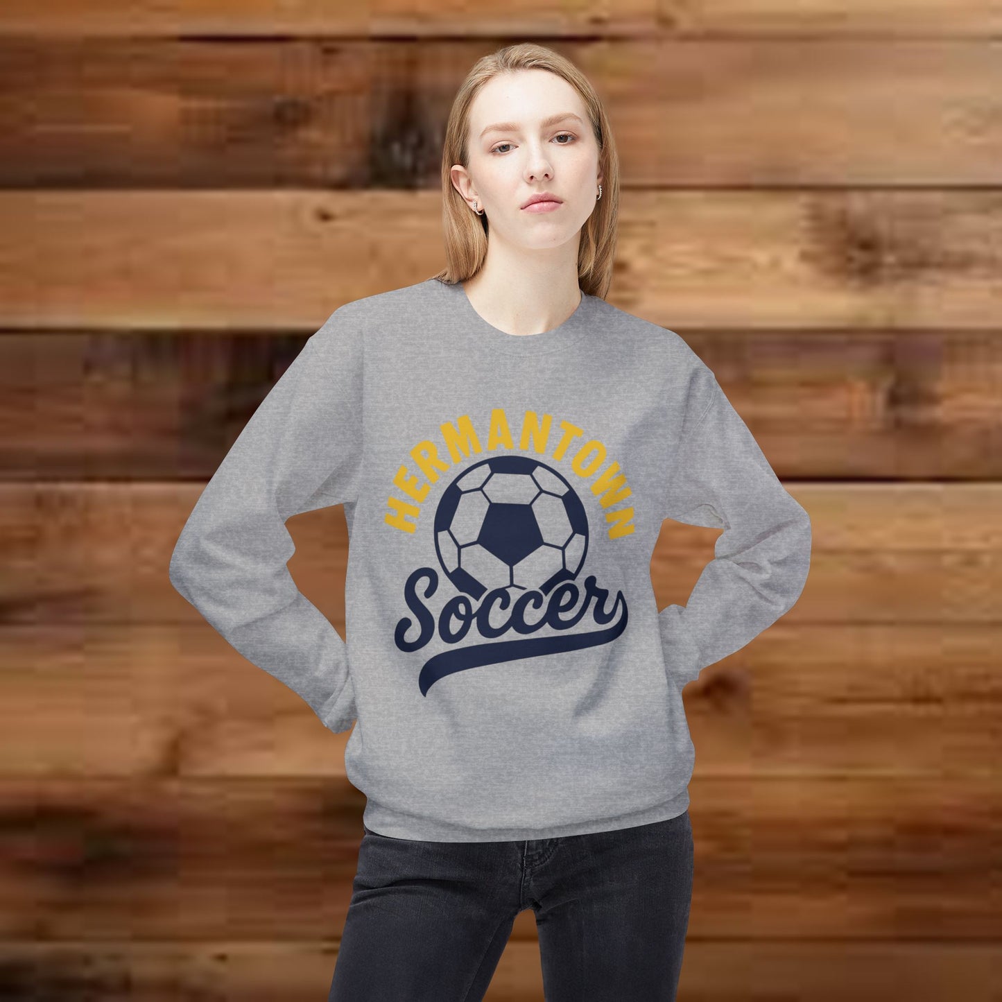 Hermantown Soccer - Crewneck Sweatshirt