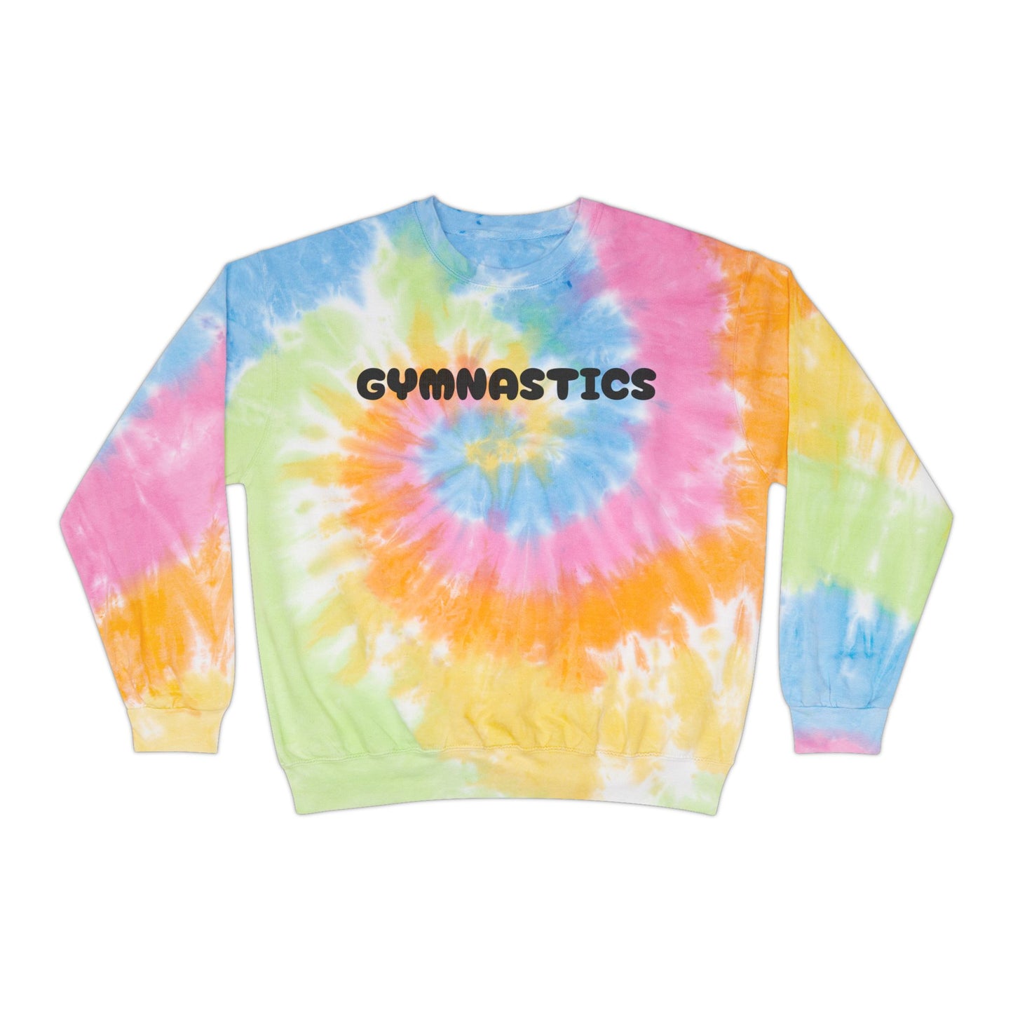 Gymnastics Unisex Spiral Tie-Dye Sweatshirt
