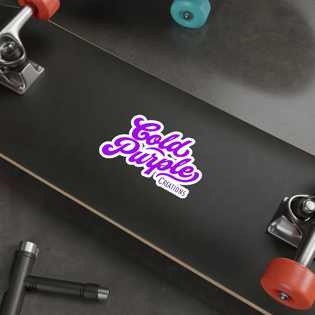 Cold Purple Creations Die-Cut Stickers