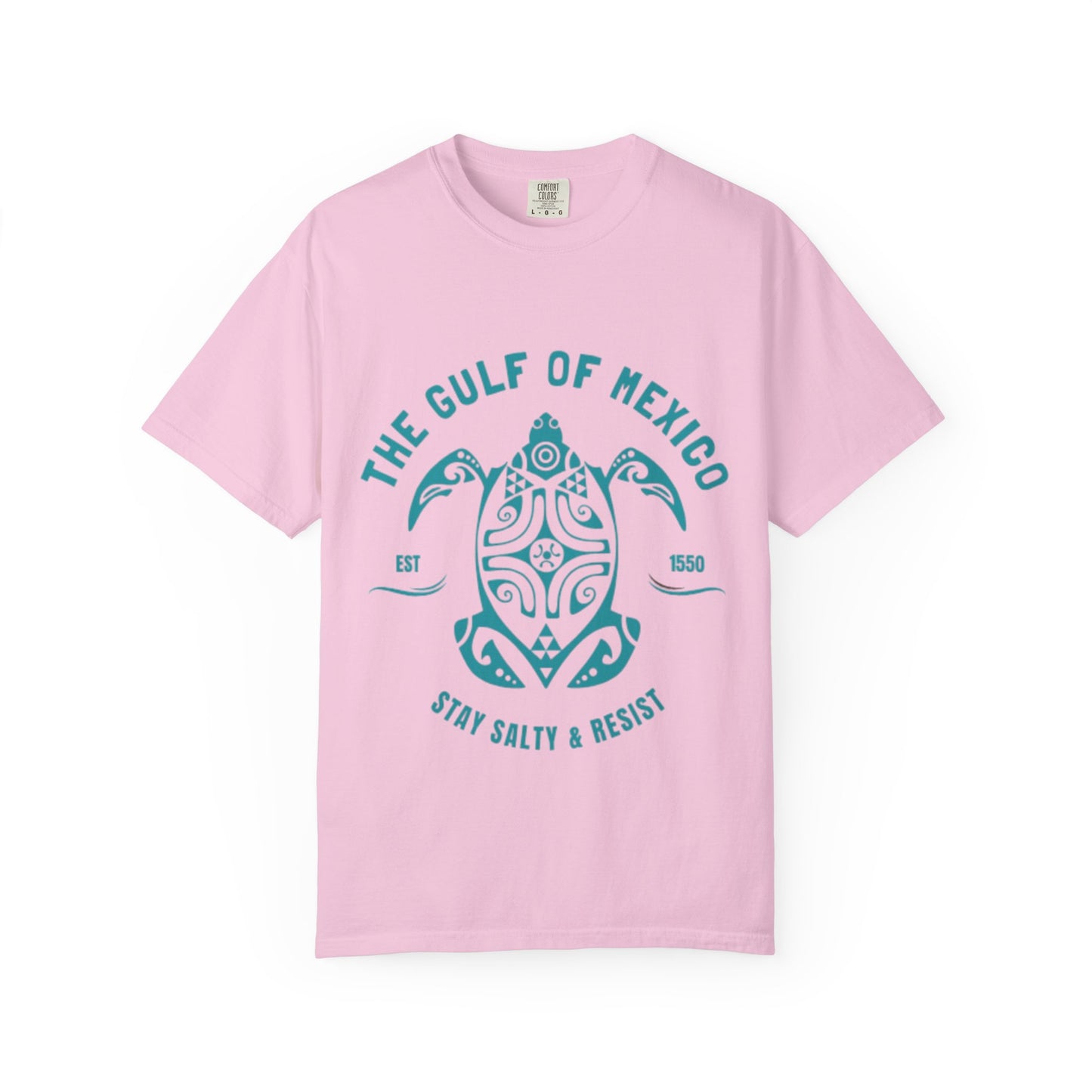 Gulf of Mexico Graphic T-Shirt (Teal Text)