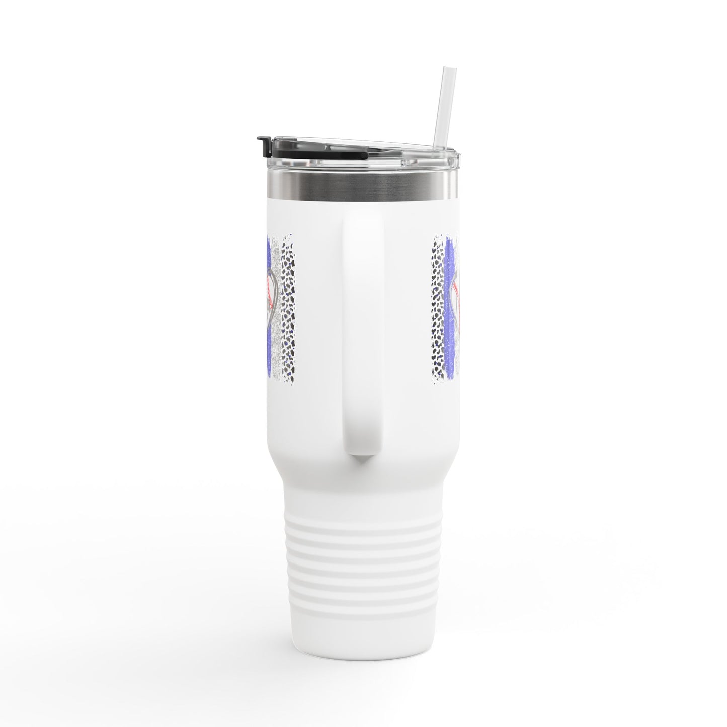 Mama Heart Baseball Insulated Travel Mug - 40oz