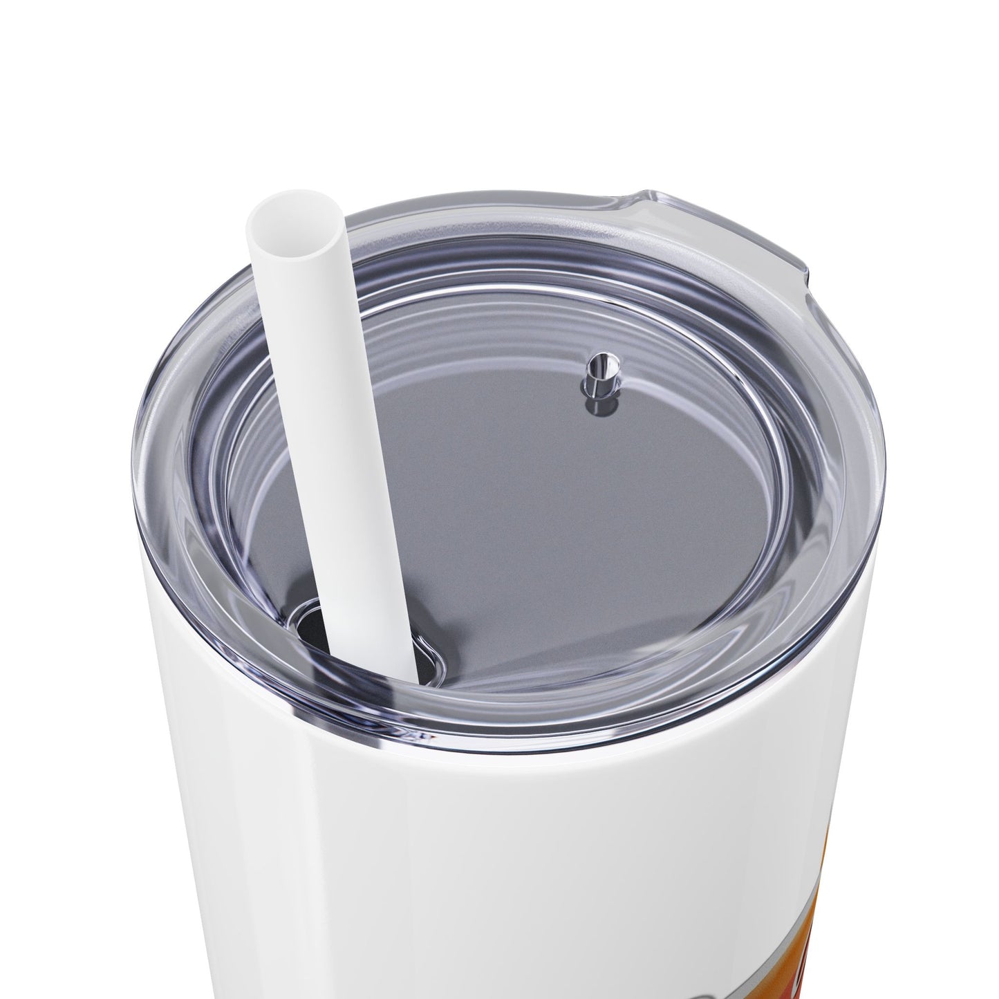 Be a Kind Human Skinny Tumbler with Straw - 20oz