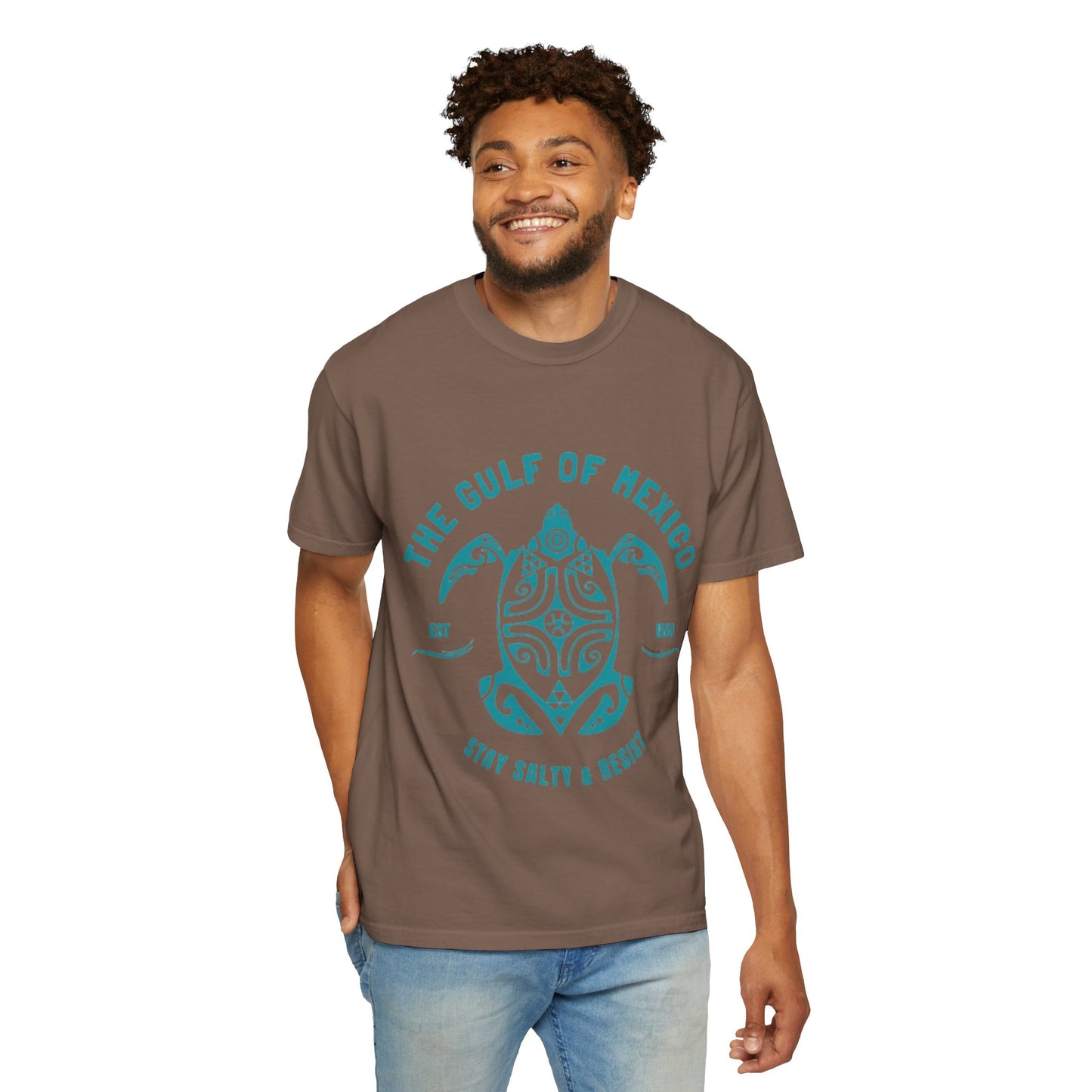 Gulf of Mexico Graphic T-Shirt (Teal Text)