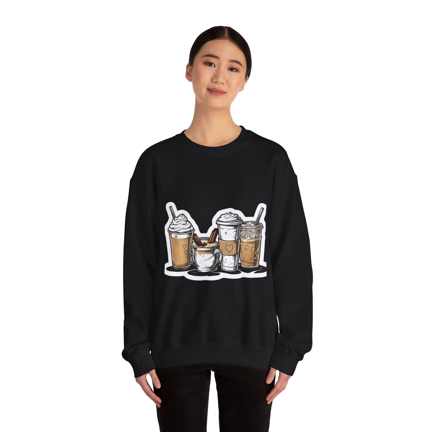 Coffee, Coffee, Coffee, Coffee Crewneck Sweatshirt