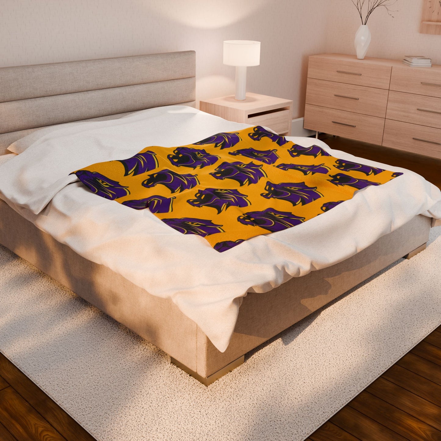 Waconia Wildcats ~ Velveteen Plush Blanket