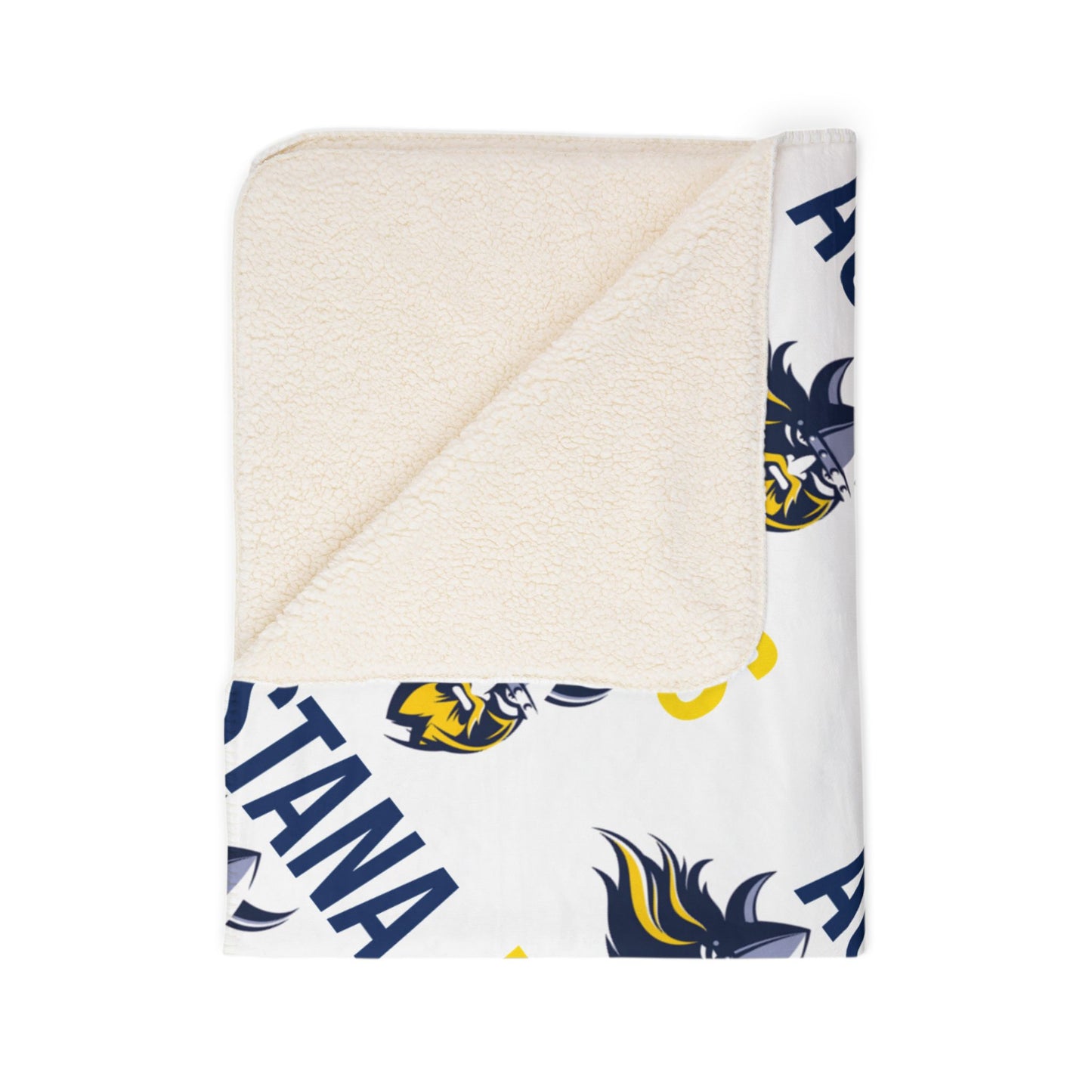 Augustana Vikings Fleece Sherpa Blanket