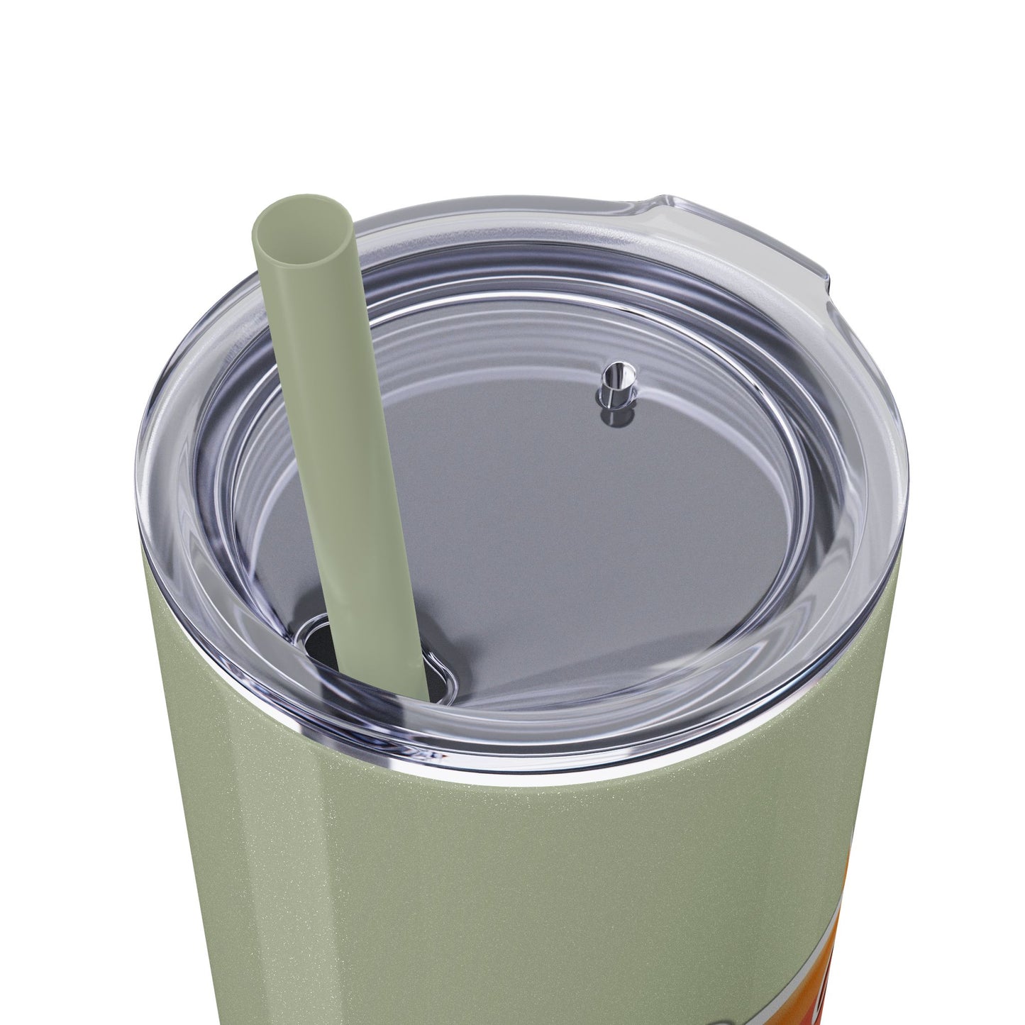 Be a Kind Human Skinny Tumbler with Straw - 20oz