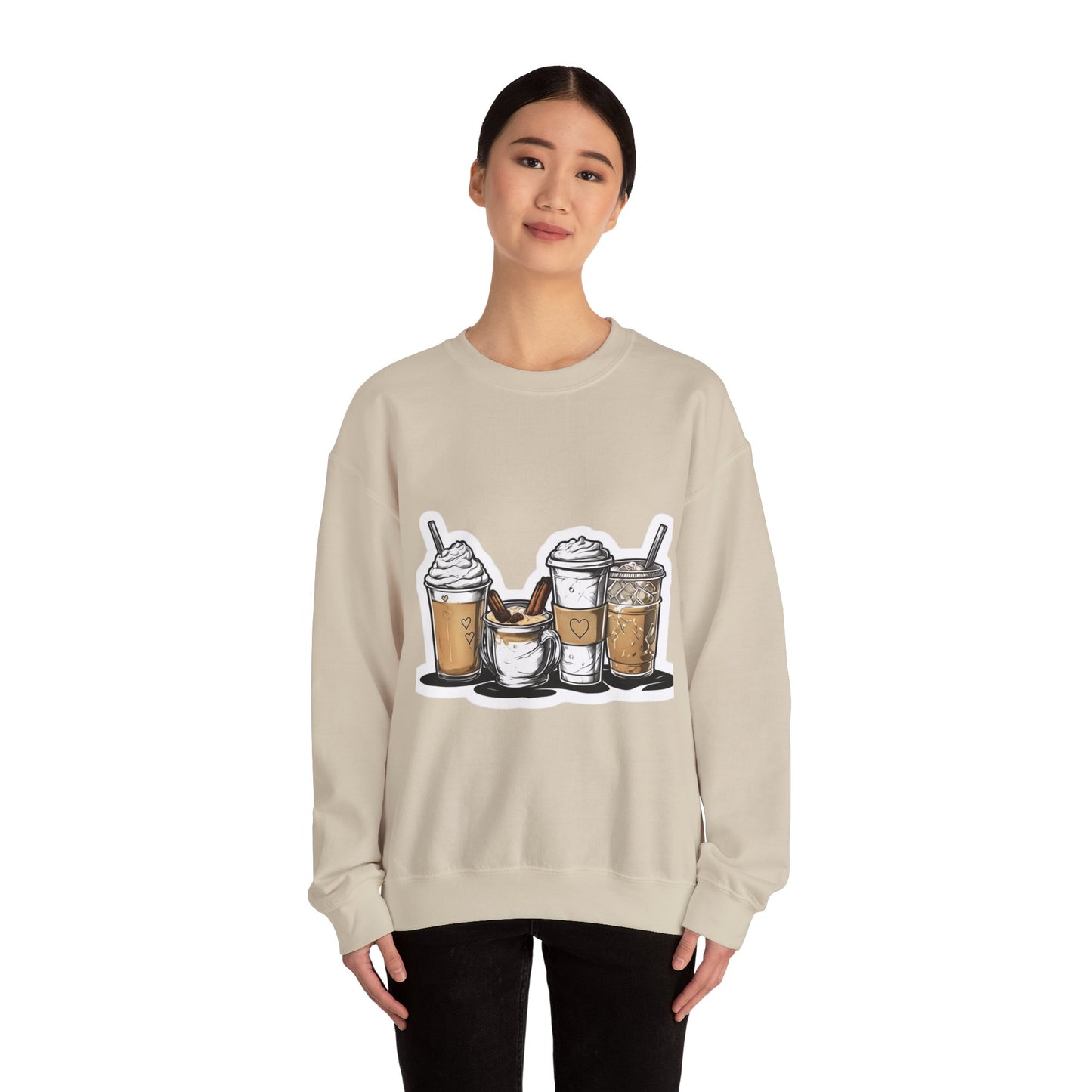 Coffee, Coffee, Coffee, Coffee Crewneck Sweatshirt