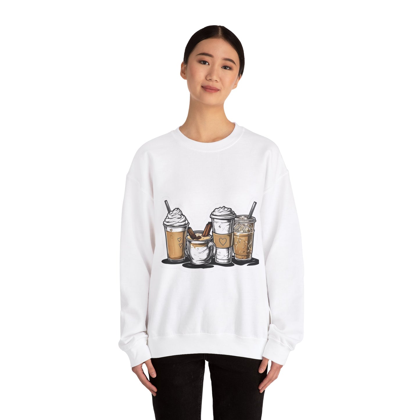 Coffee, Coffee, Coffee, Coffee Crewneck Sweatshirt