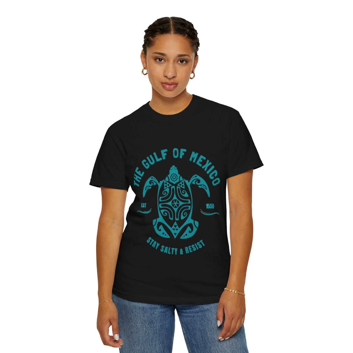 Gulf of Mexico Graphic T-Shirt (Teal Text)