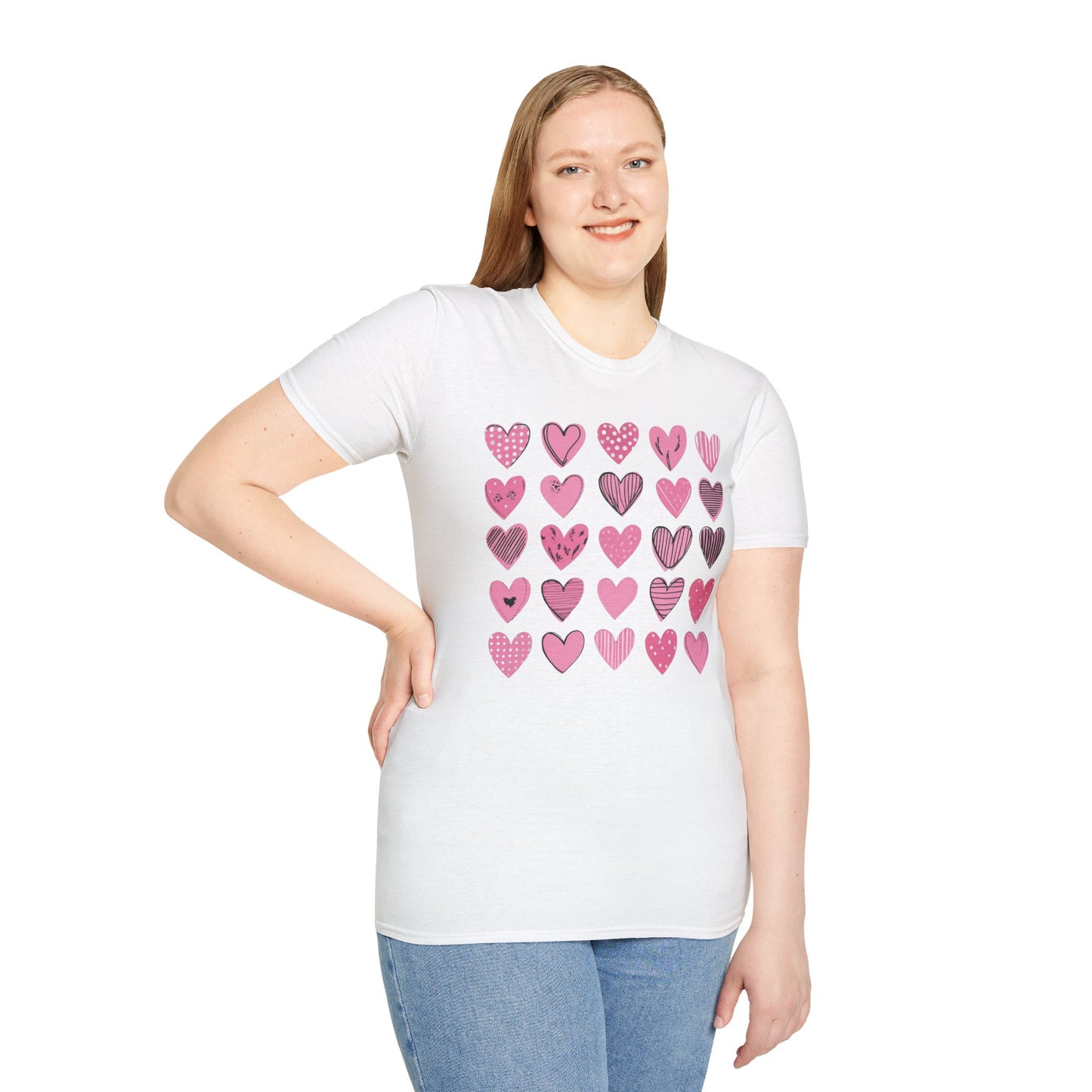 Hearts - Unisex Softstyle T-Shirt