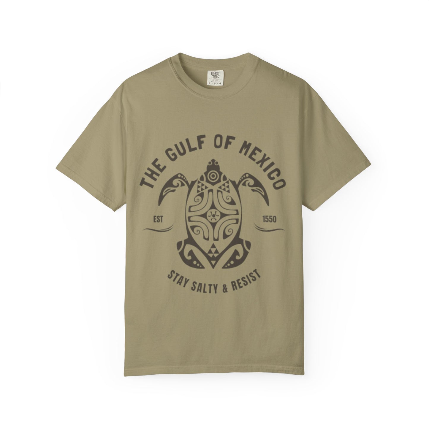 Gulf of Mexico Graphic T-Shirt (Brown Text)