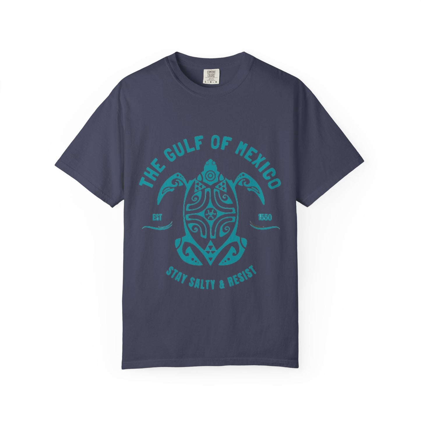 Gulf of Mexico Graphic T-Shirt (Teal Text)