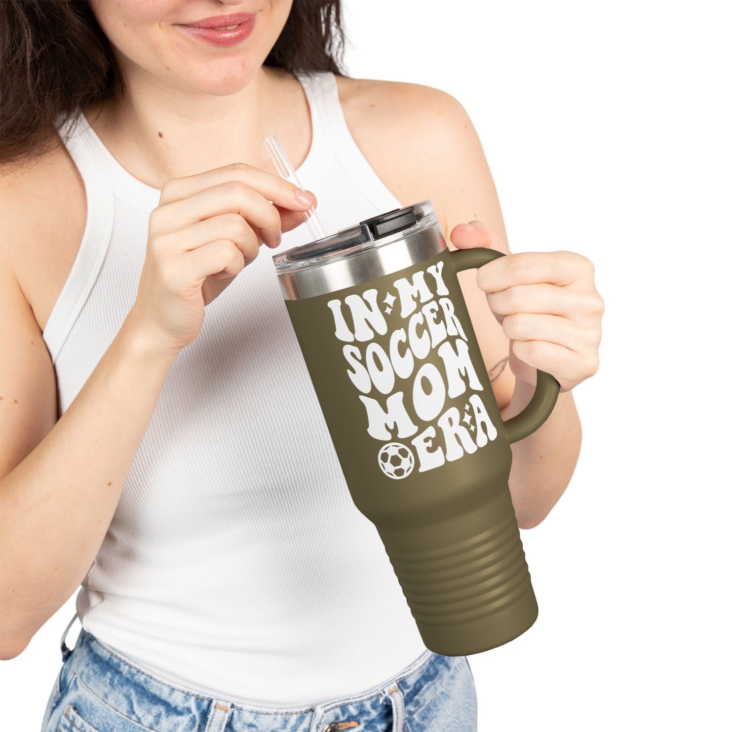 Soccer Mom Era Insulated Travel Mug - 40oz