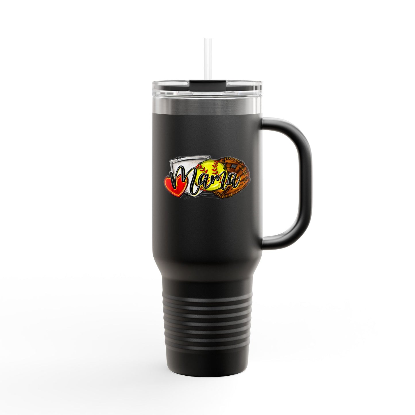 Softball Insulated Travel Mug - 40oz