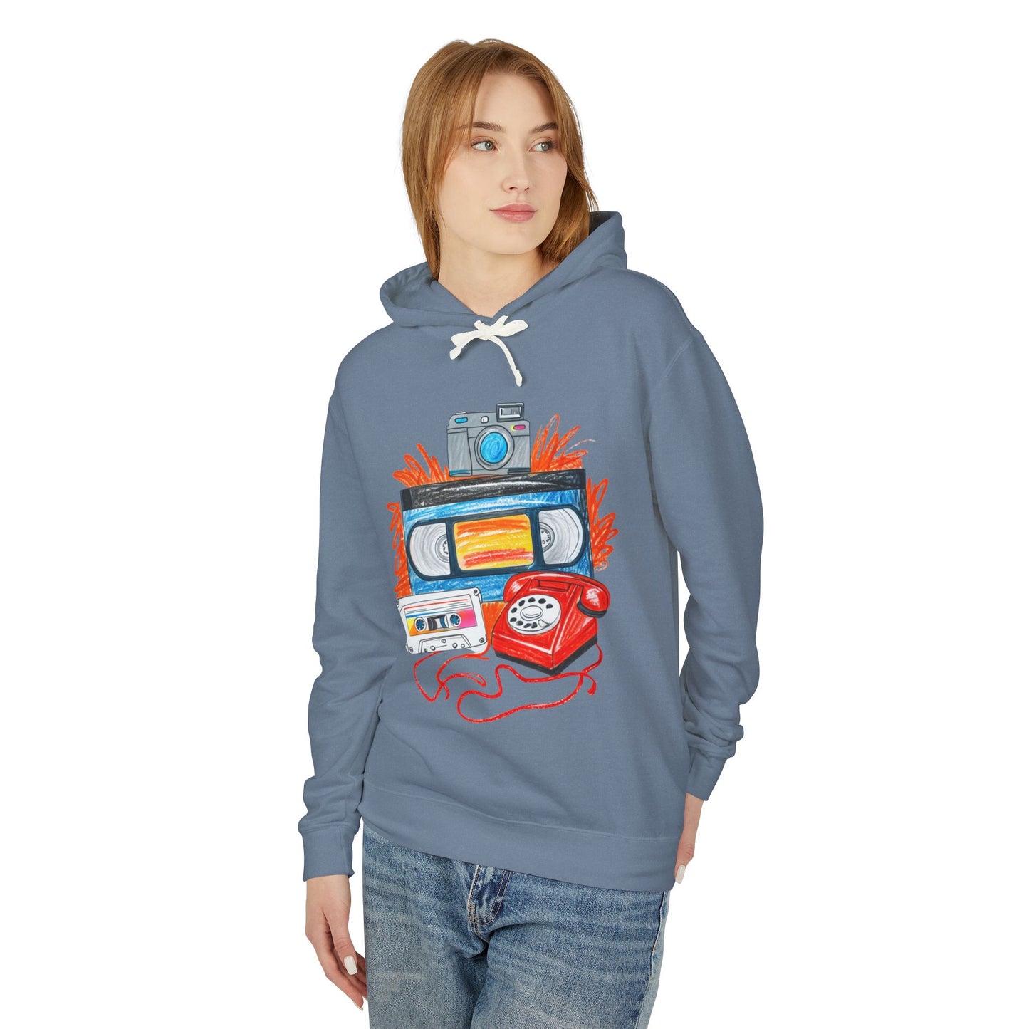 Mommy and Me Lightweight Hooded Sweatshirt - Gen Alpha Technology Parent Version