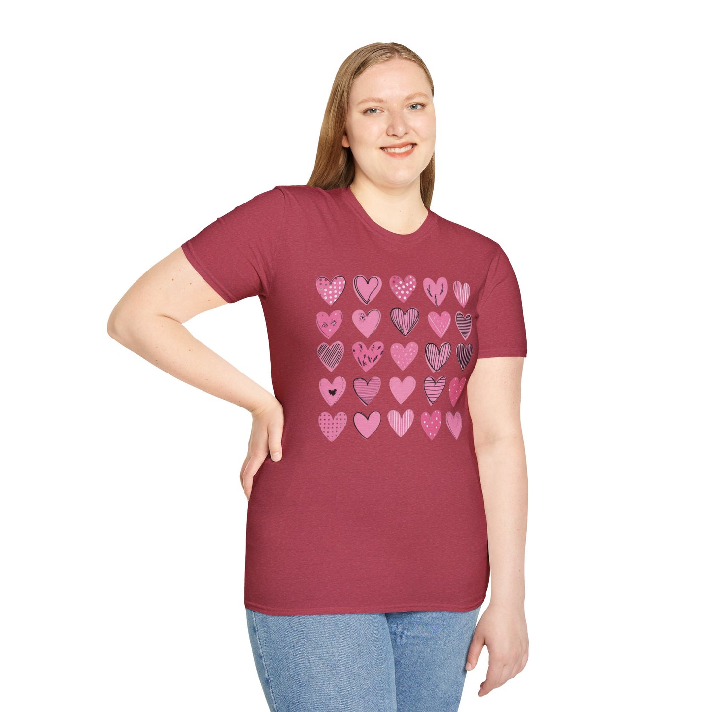 Hearts - Unisex Softstyle T-Shirt