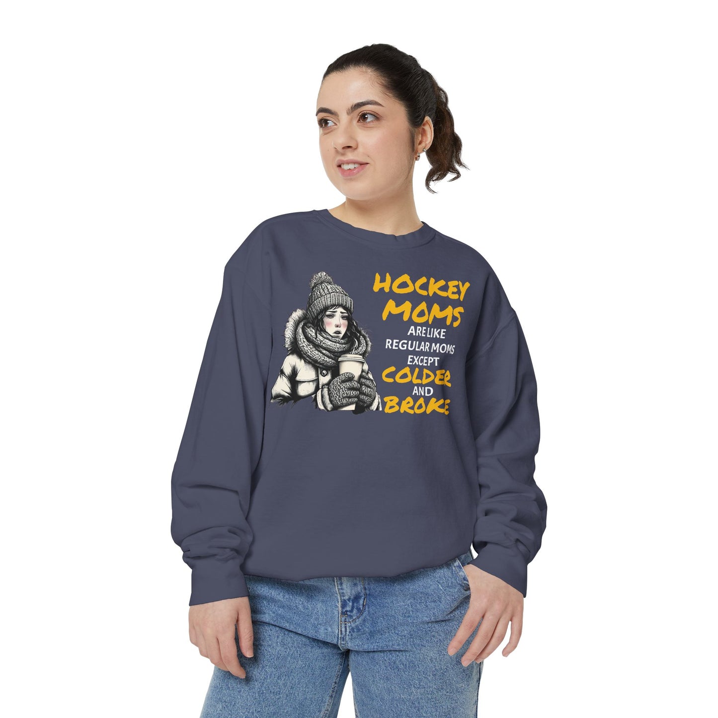 Hockey Mom Oversized Sweatshirt