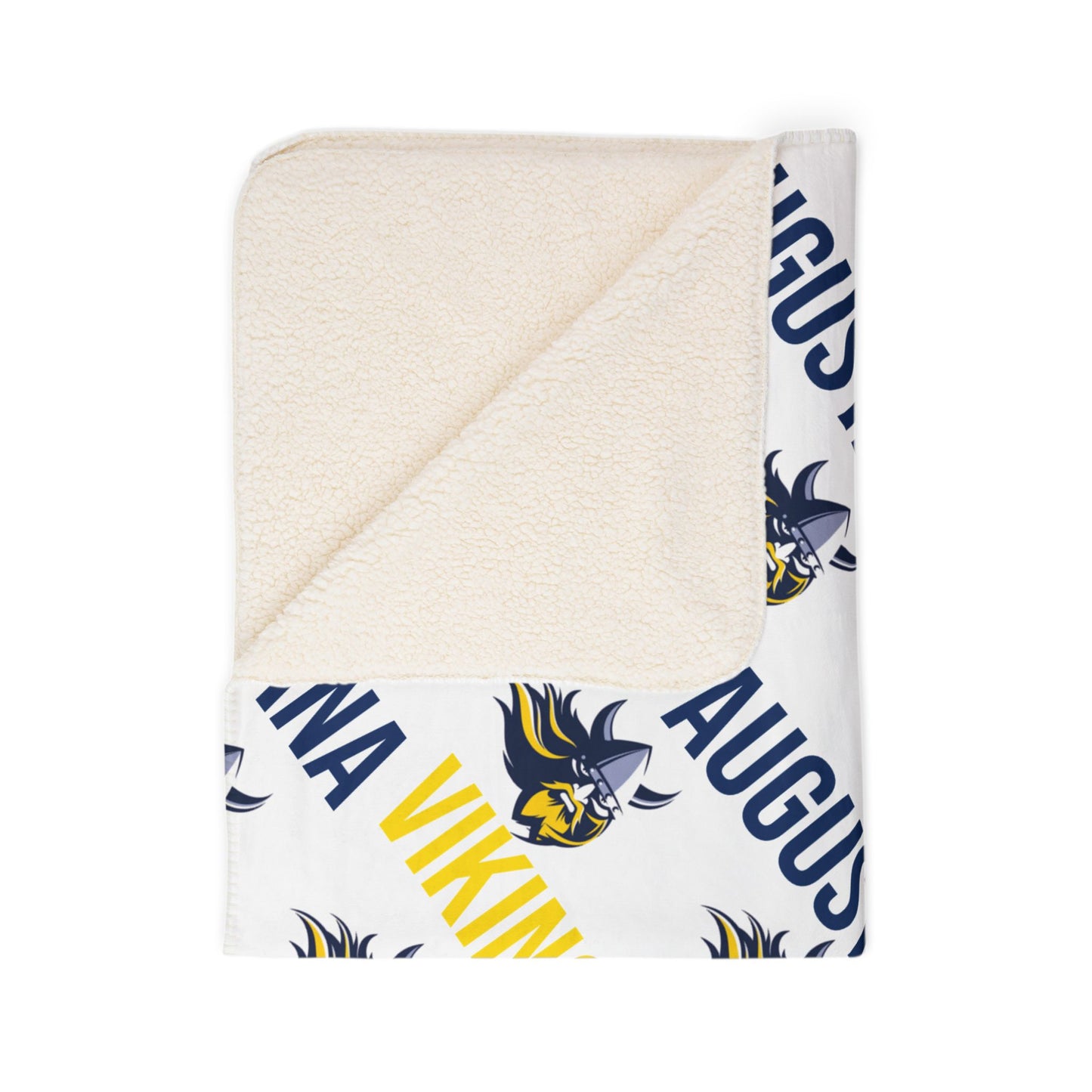 Augustana Vikings Fleece Sherpa Blanket